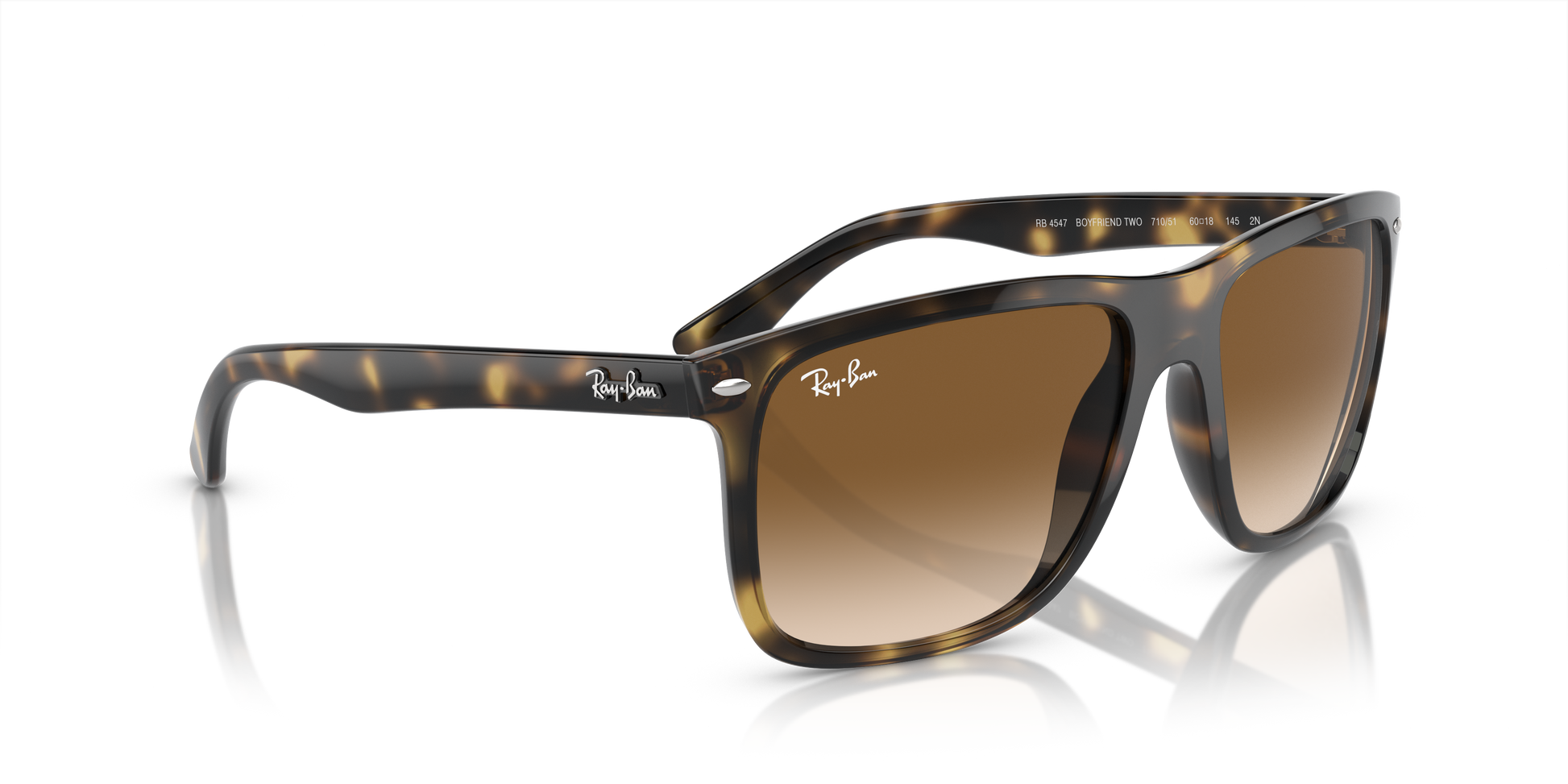 Ray-Ban Boyfriend Two Sunglasses RB4547 710/51