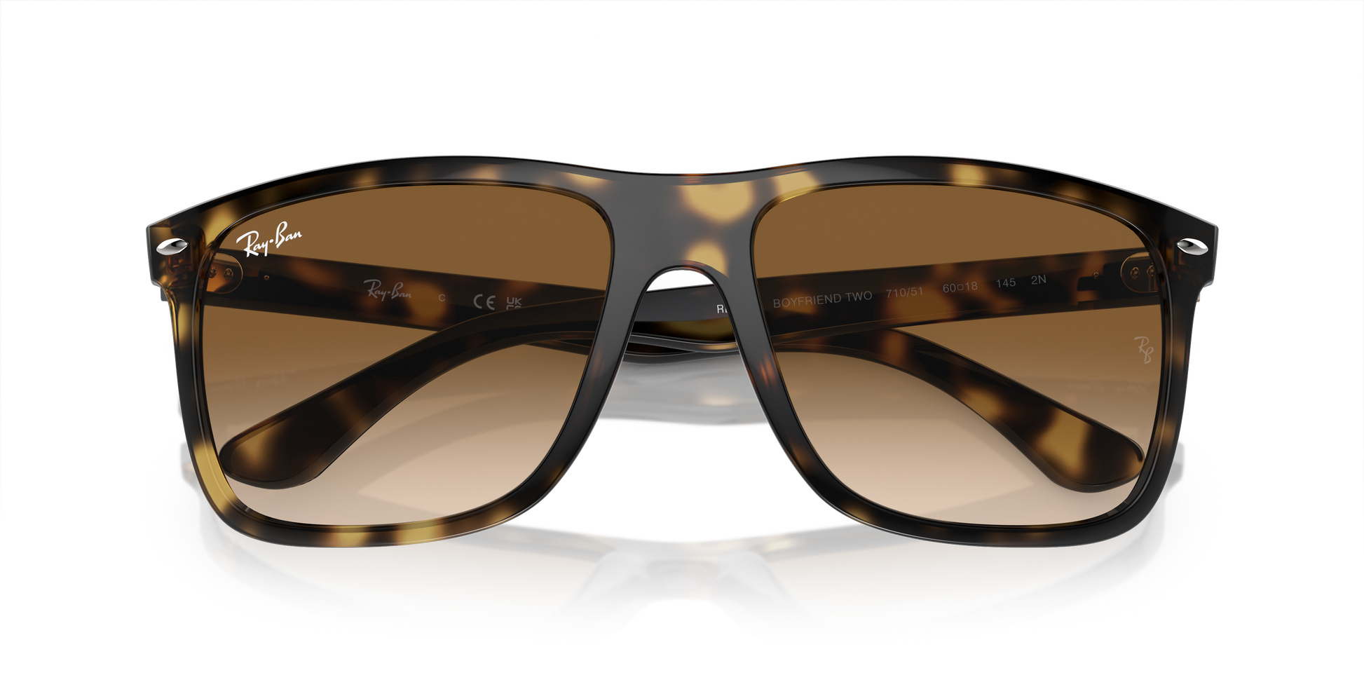 Ray-Ban Boyfriend Two Sunglasses RB4547 710/51