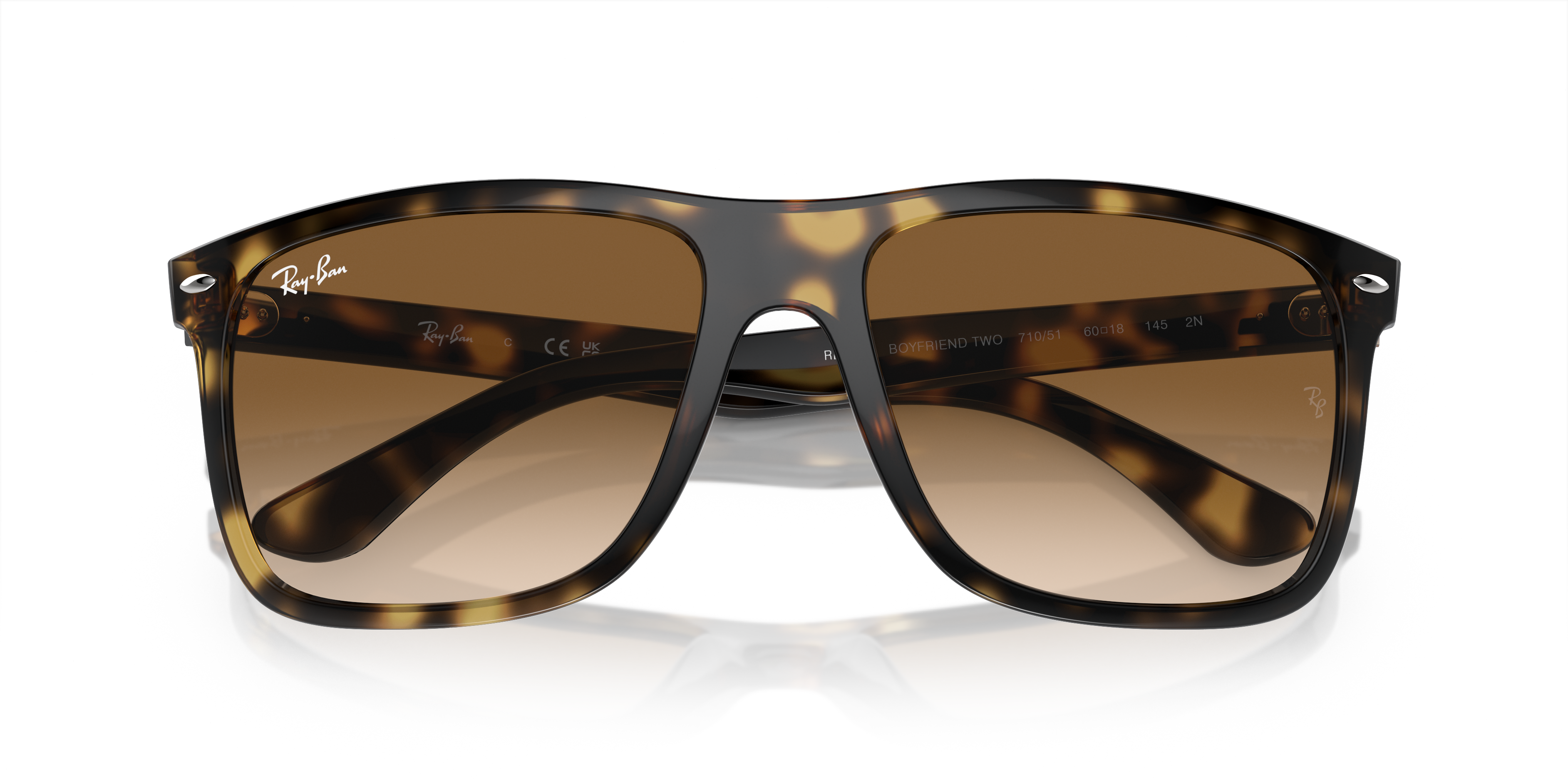 Ray-Ban Boyfriend Two Sunglasses RB4547 710/51