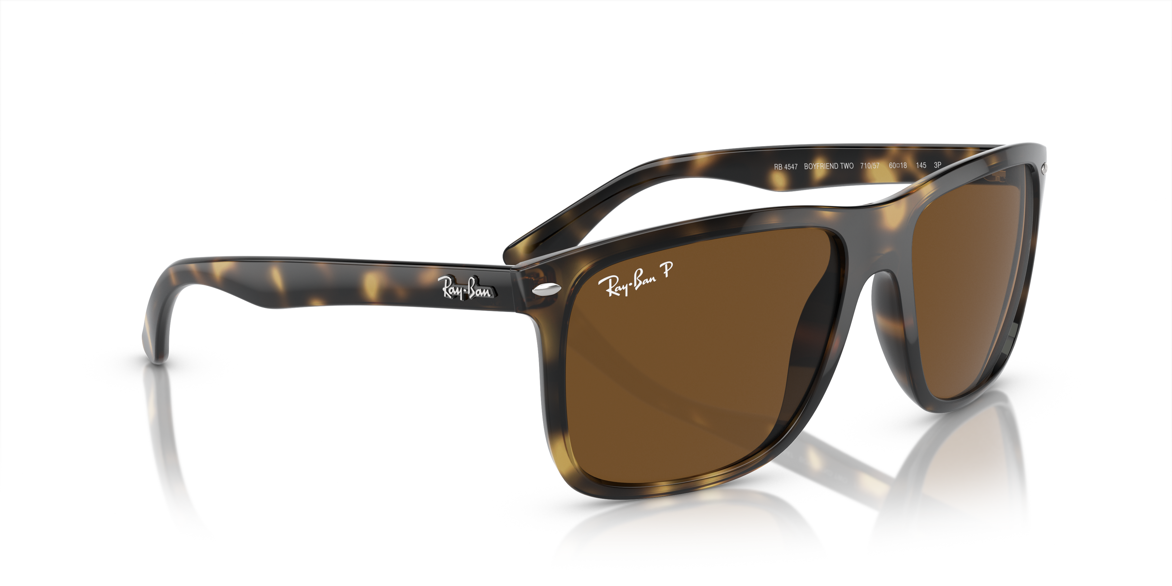 Ray-Ban Boyfriend Two Sunglasses RB4547 710/57