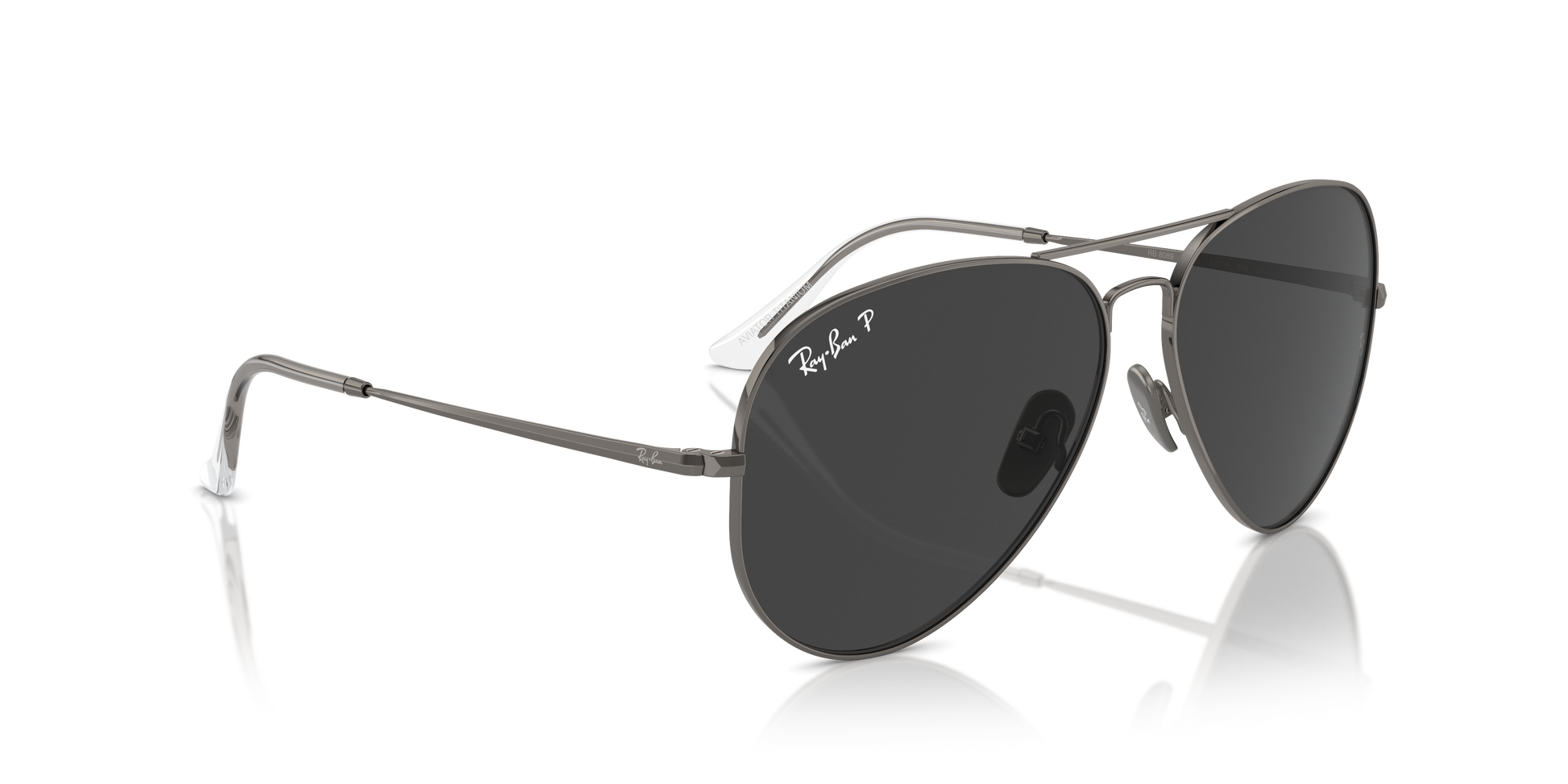 Ray-Ban Aviator Titanium Sunglasses RB8089 165/48