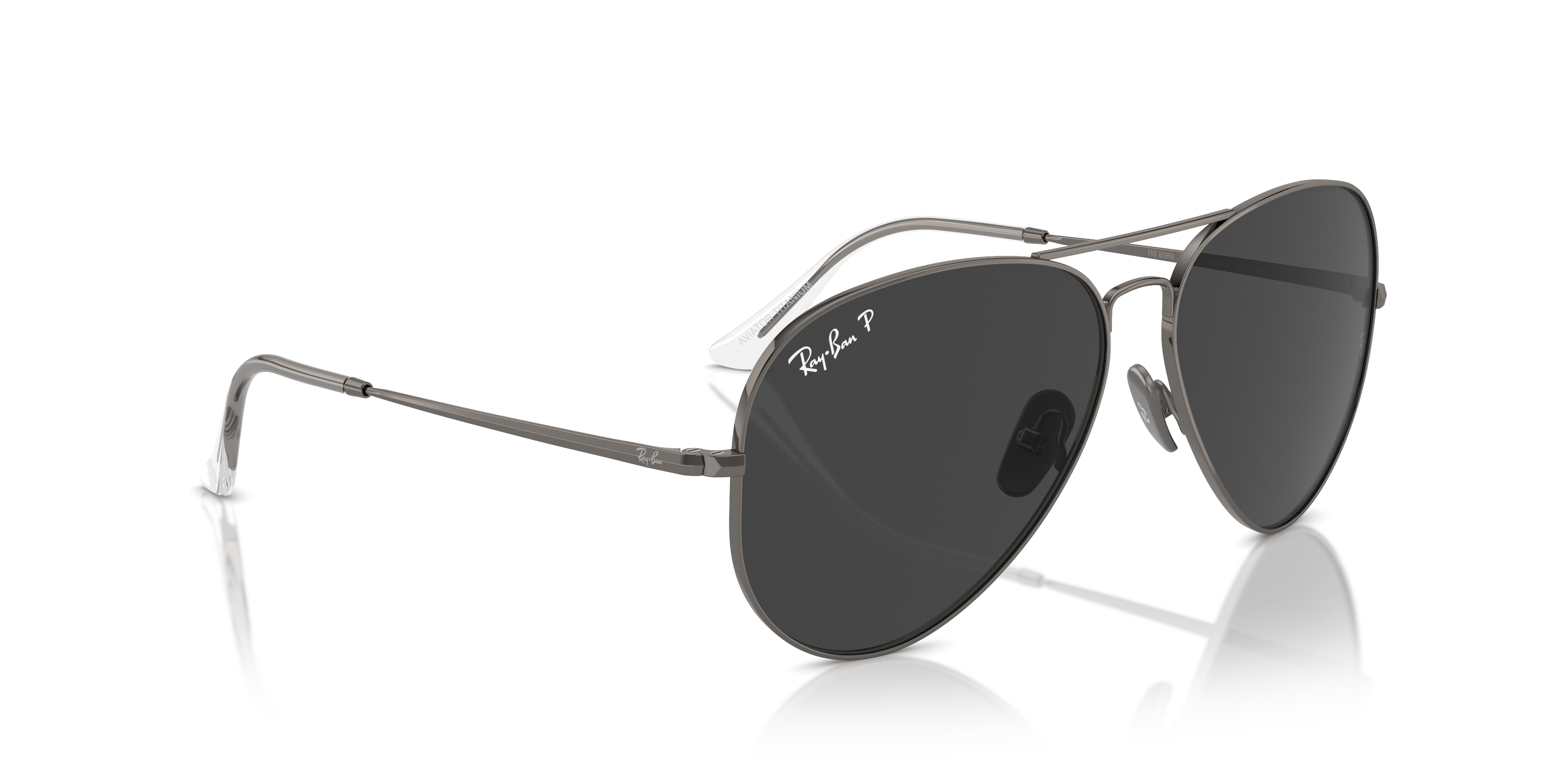 Ray-Ban Aviator Titanium Sunglasses RB8089 165/48