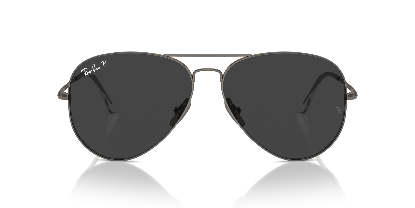 Ray-Ban Aviator Titanium Sunglasses RB8089 165/48