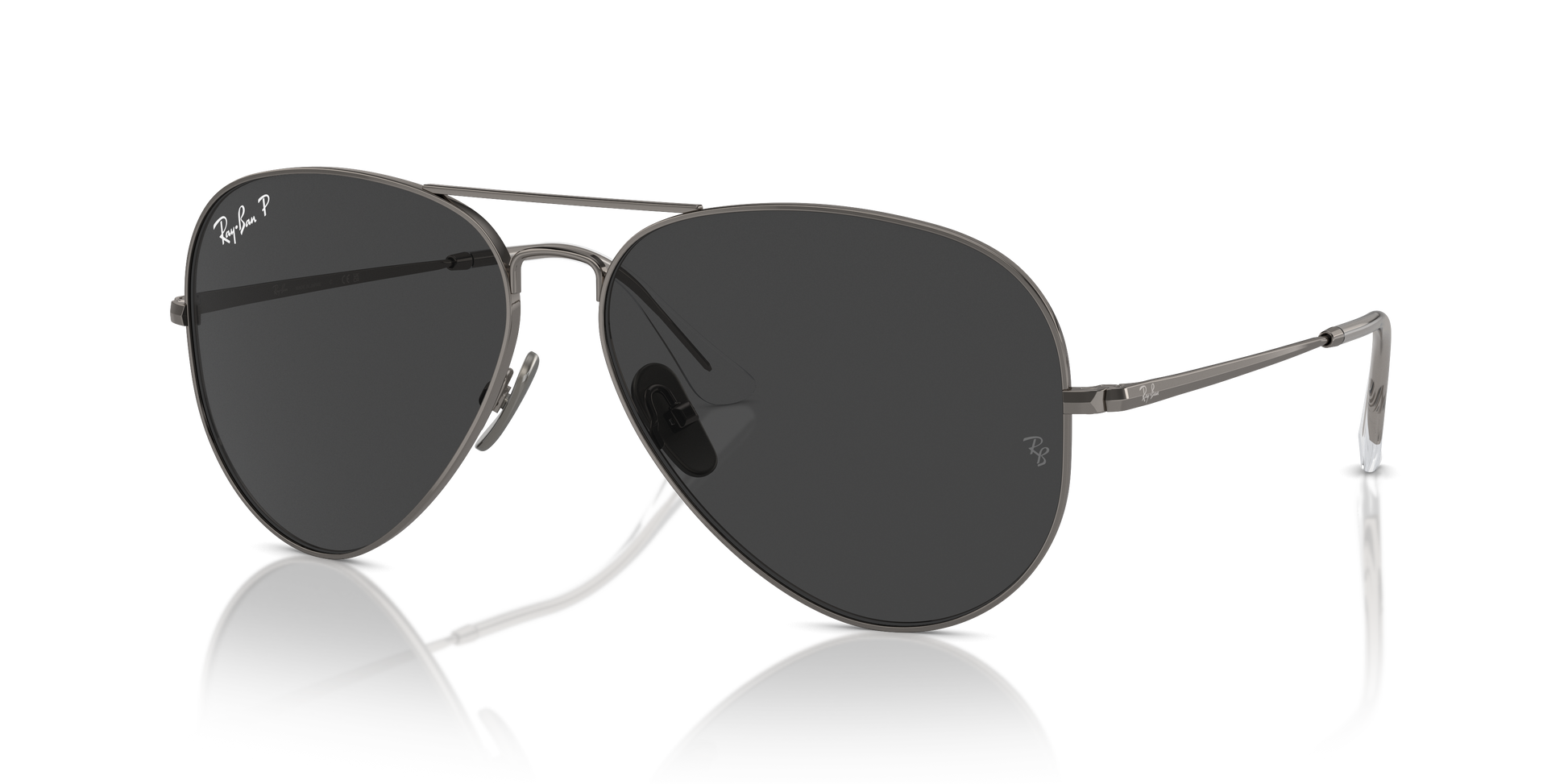 Ray-Ban Aviator Titanium Sunglasses RB8089 165/48