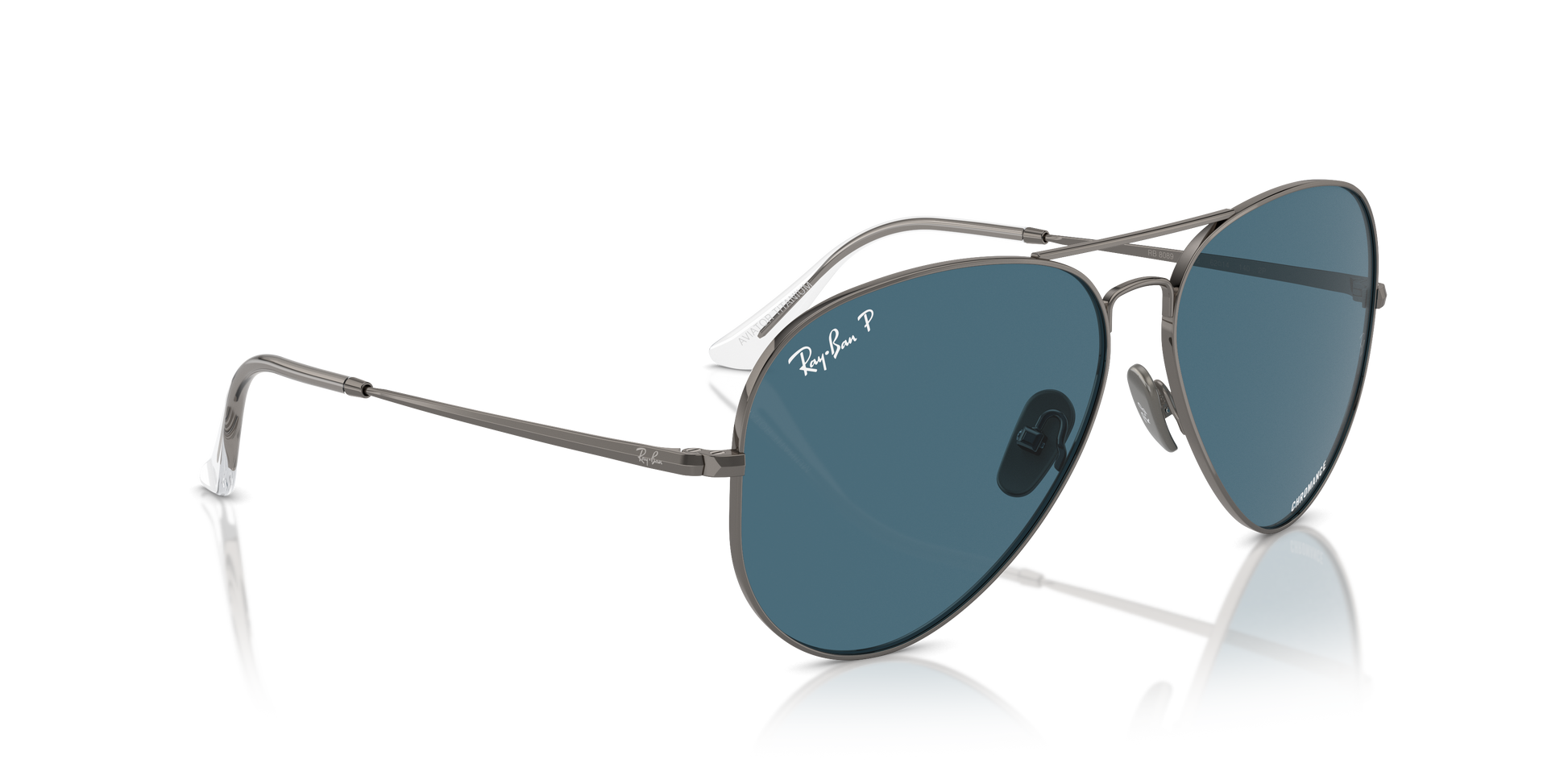 Ray-Ban Aviator Titanium Sunglasses RB8089 165/S2