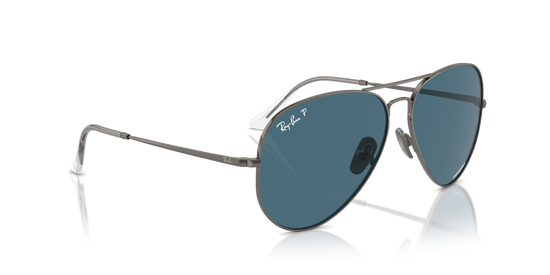 Ray-Ban Aviator Titanium Sunglasses RB8089 165/S2
