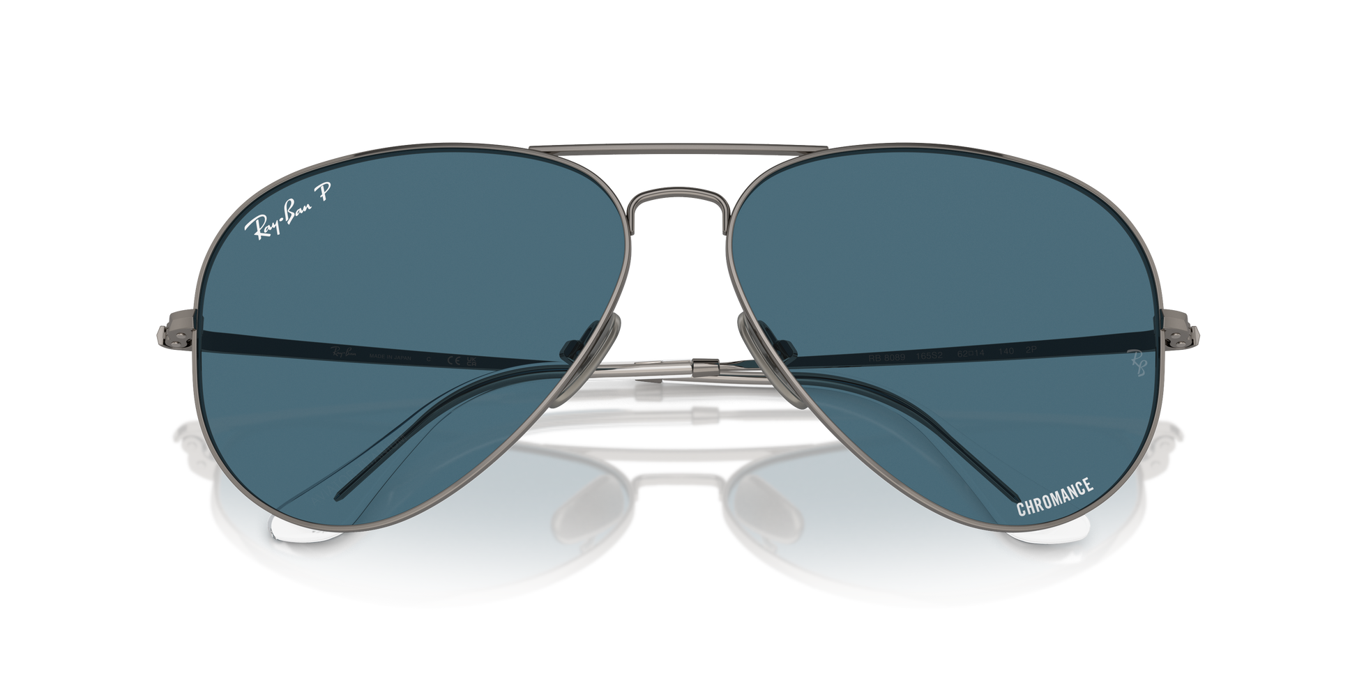 Ray-Ban Aviator Titanium Sunglasses RB8089 165/S2