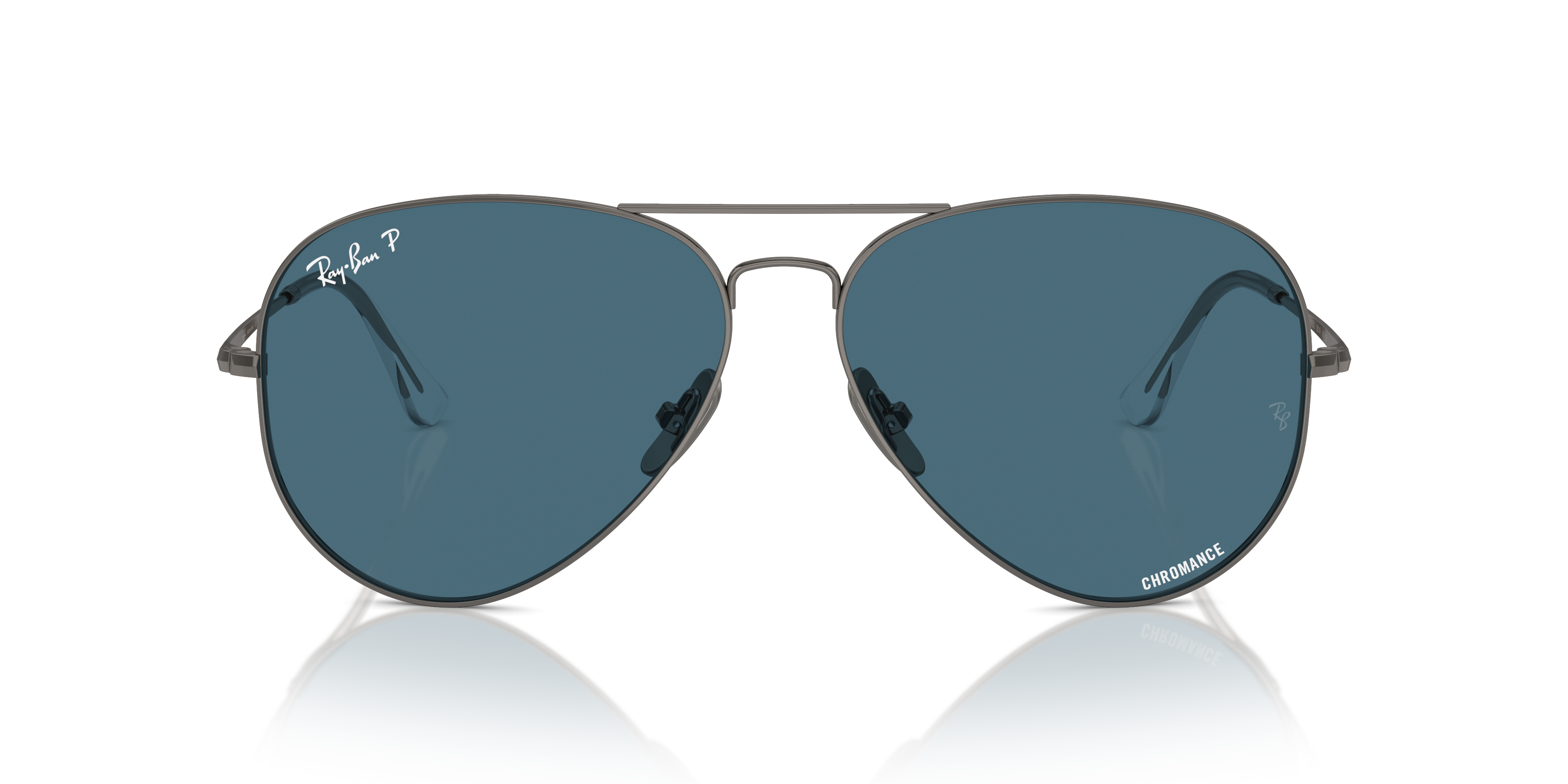 Ray-Ban Aviator Titanium Sunglasses RB8089 165/S2