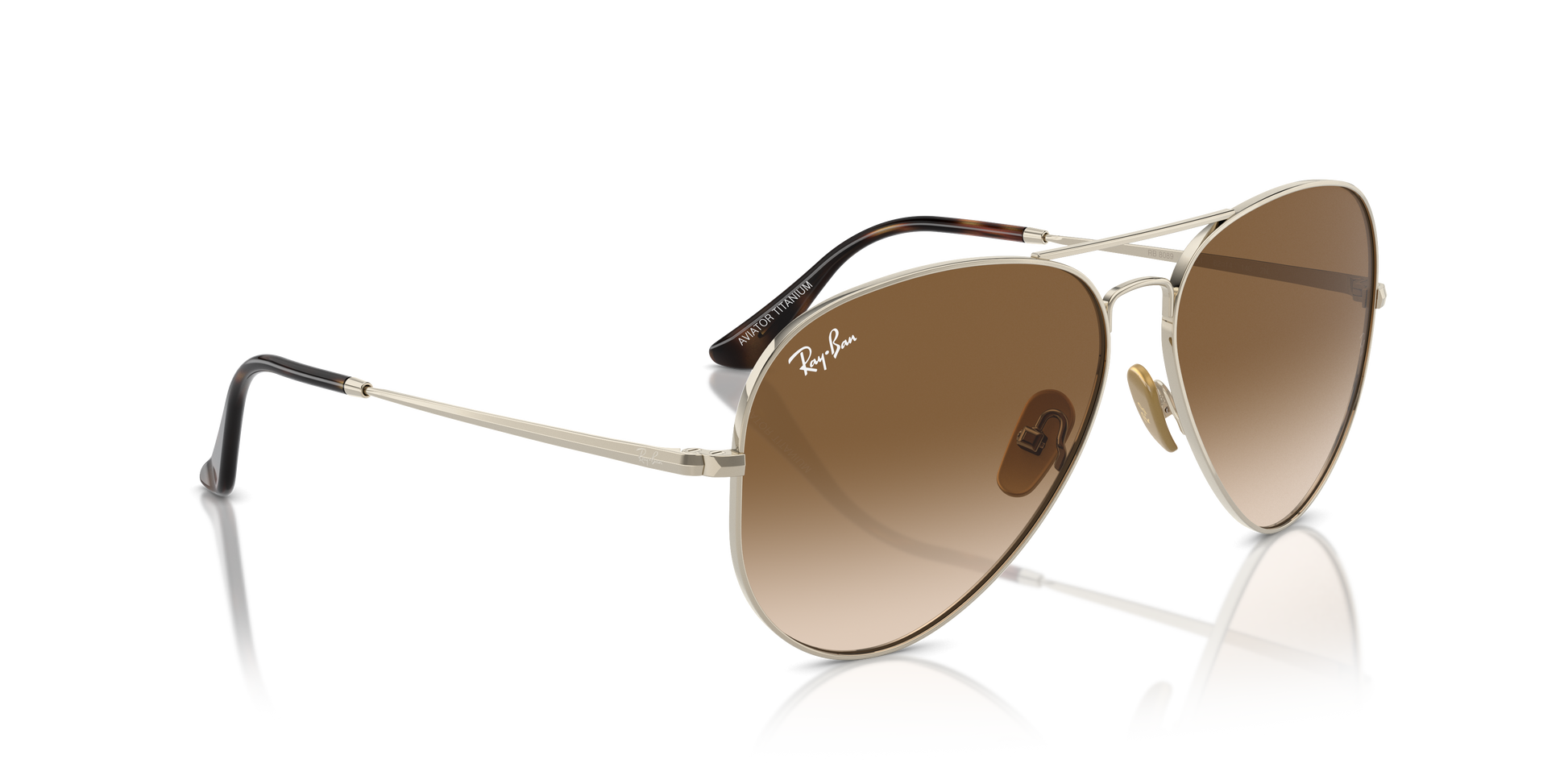 Ray-Ban Aviator Titanium Sunglasses RB8089 926551