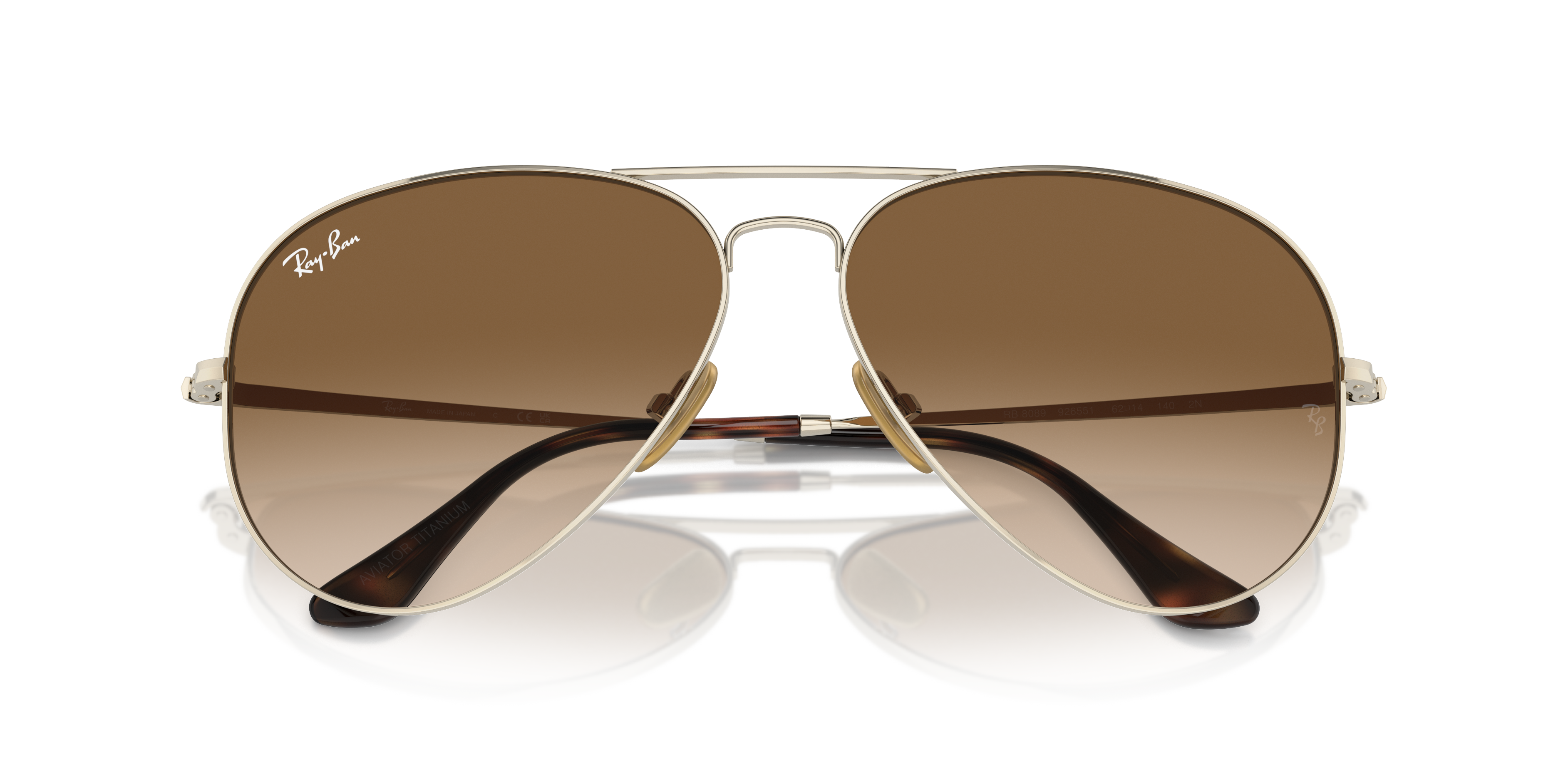 Ray-Ban Aviator Titanium Sunglasses RB8089 926551