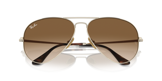 Ray-Ban Aviator Titanium Sunglasses RB8089 926551