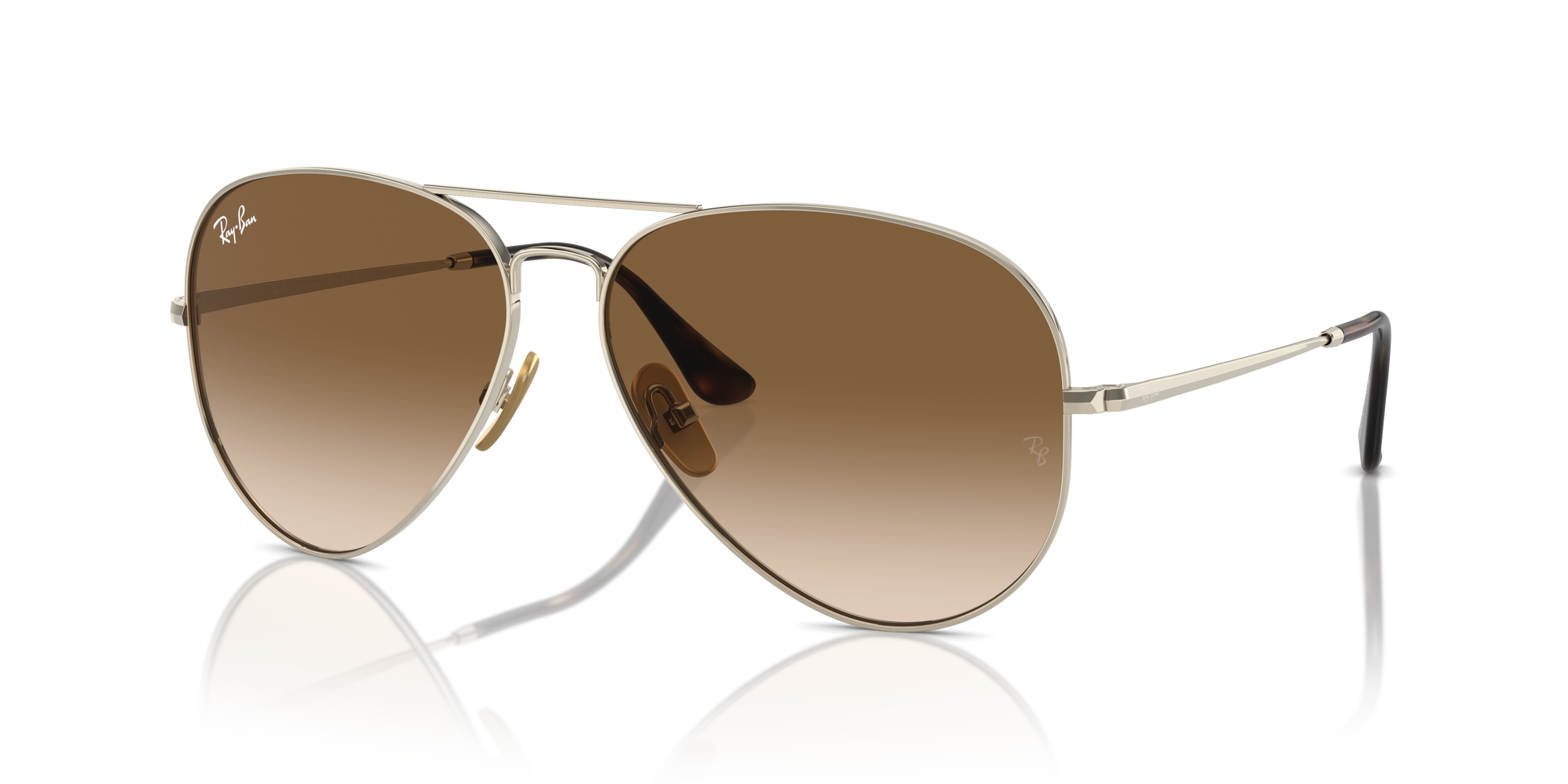 Ray-Ban Aviator Titanium Sunglasses RB8089 926551