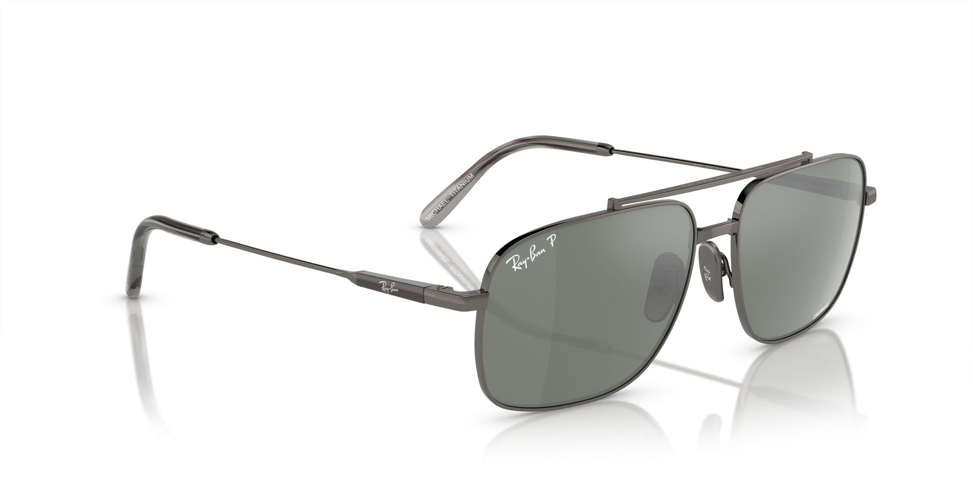 Ray-Ban Michael Titanium Sunglasses RB8096 165/GK