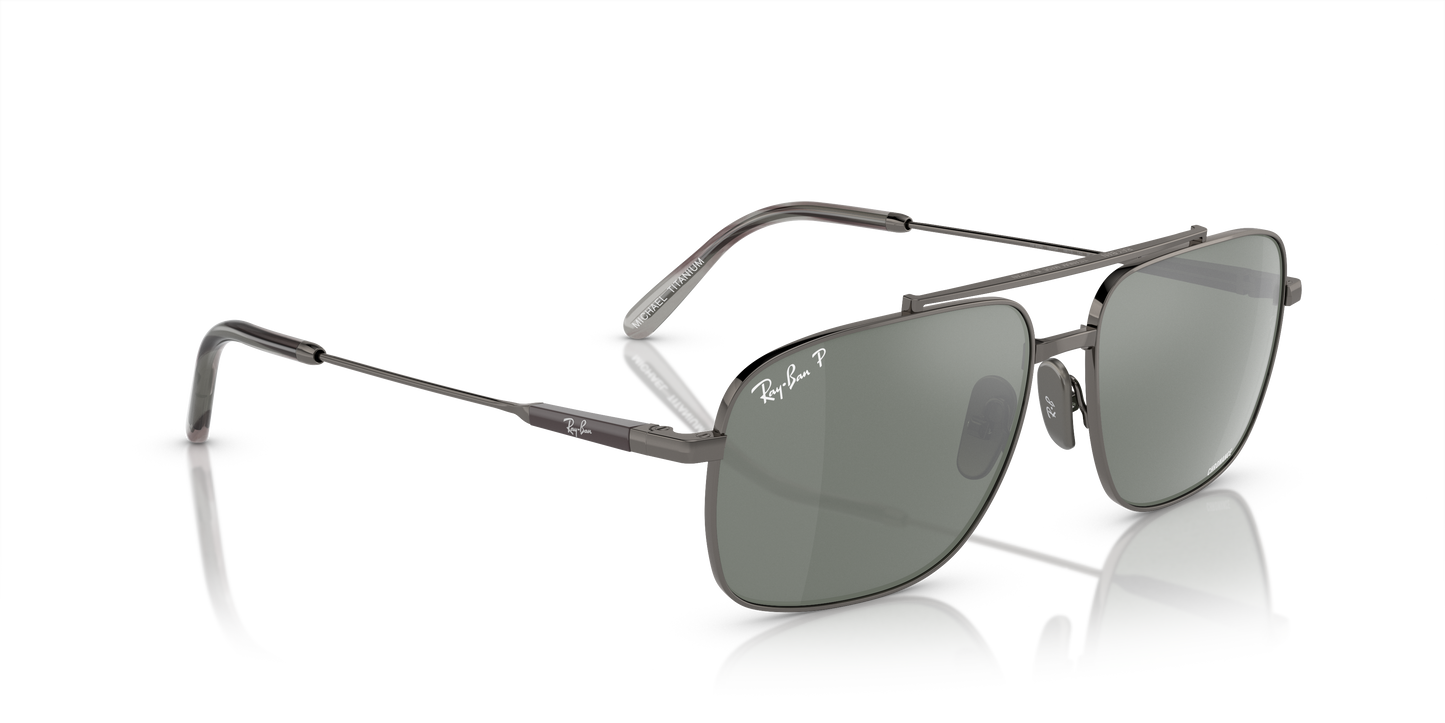 Ray-Ban Michael Titanium Sunglasses RB8096 165/GK