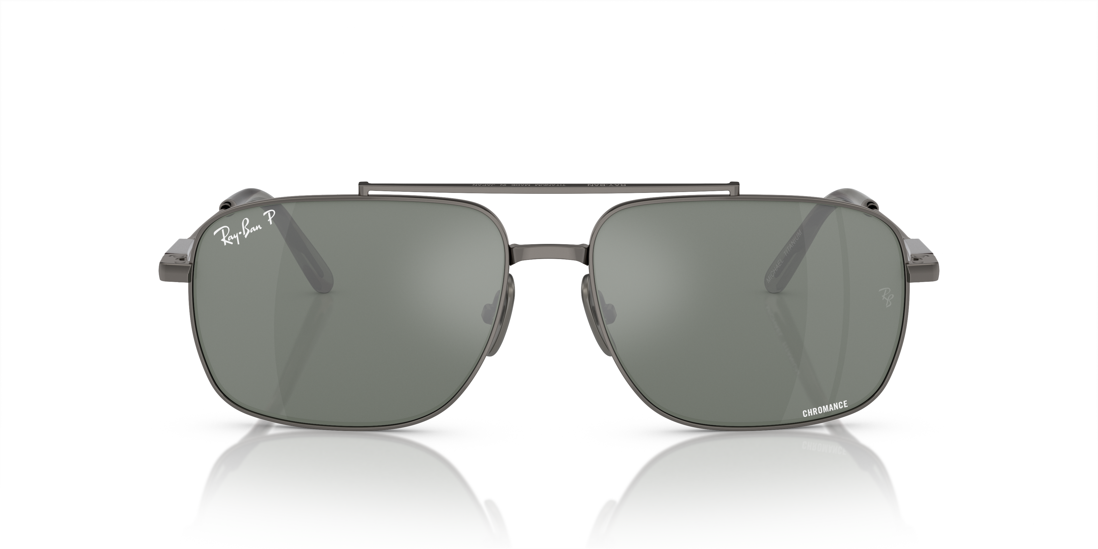 Ray-Ban Michael Titanium Sunglasses RB8096 165/GK