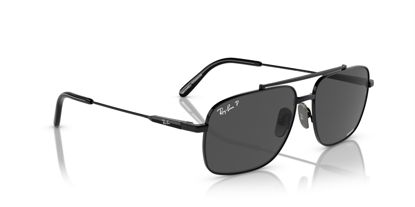 Ray-Ban Michael Titanium RB8096 9267K8 Black – LookerOnline