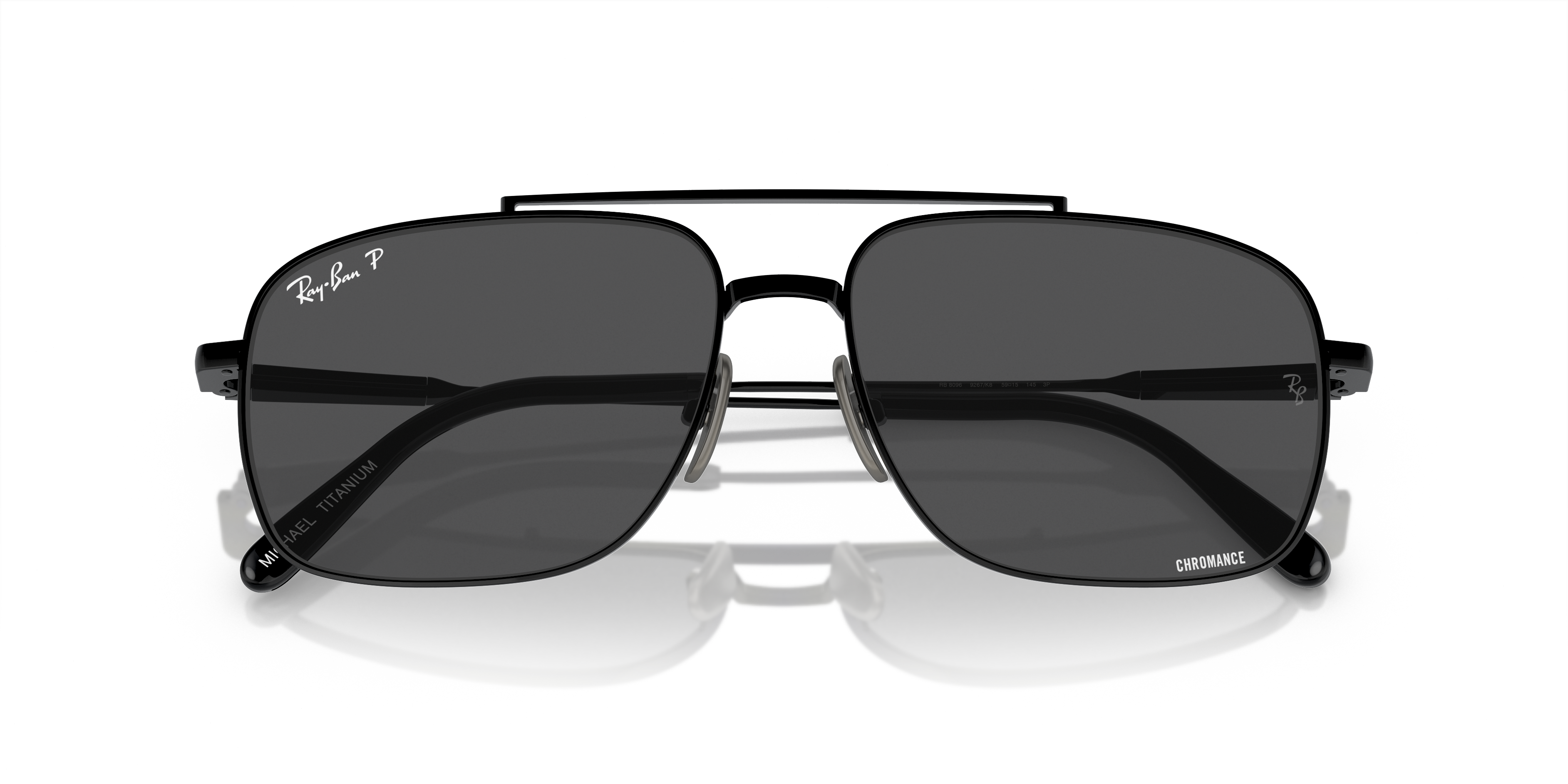 Ray-Ban Michael Titanium Sunglasses RB8096 9267K8