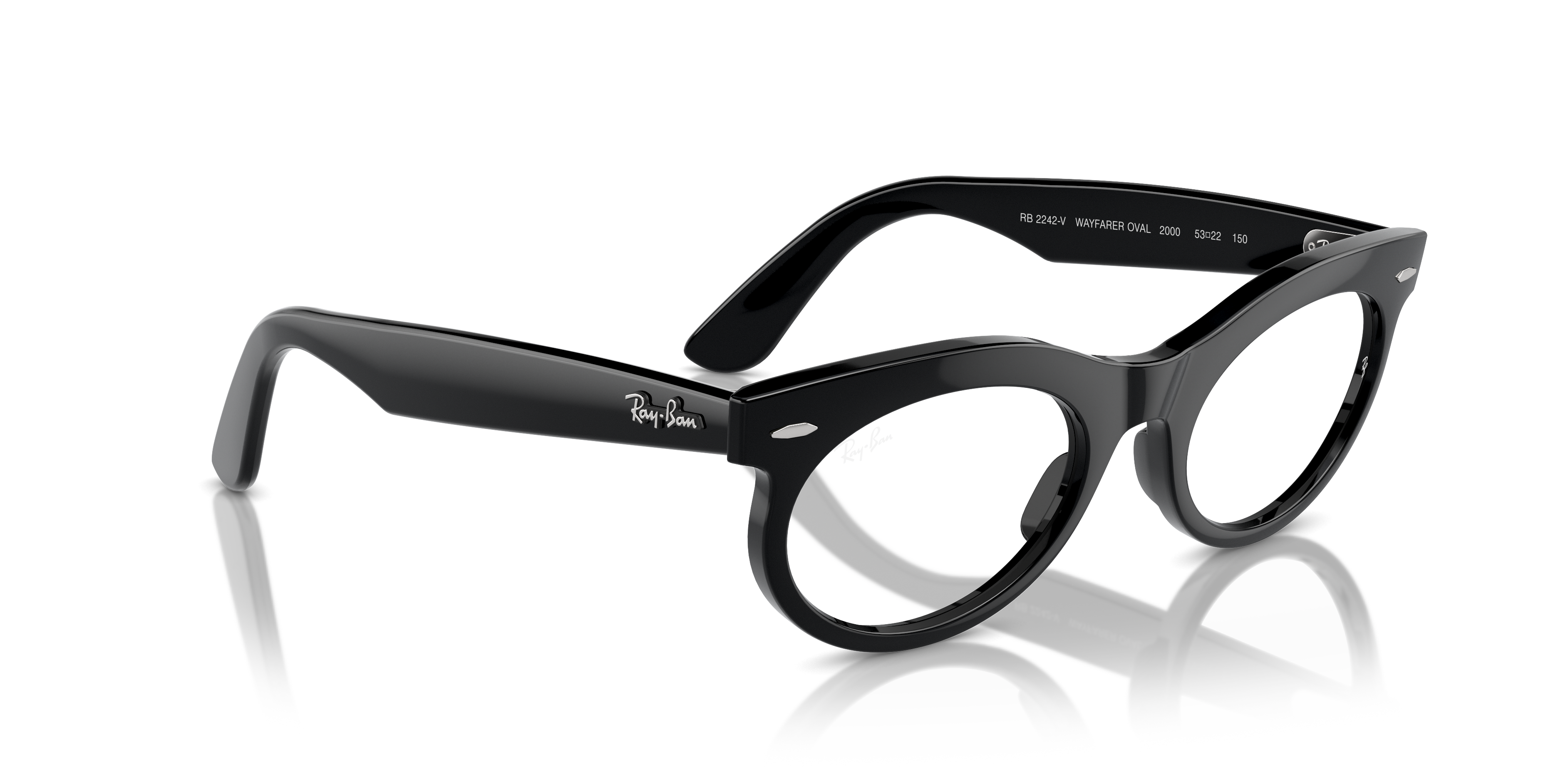 Ray-Ban Wayfarer Oval Eyeglasses RX2242V 2000