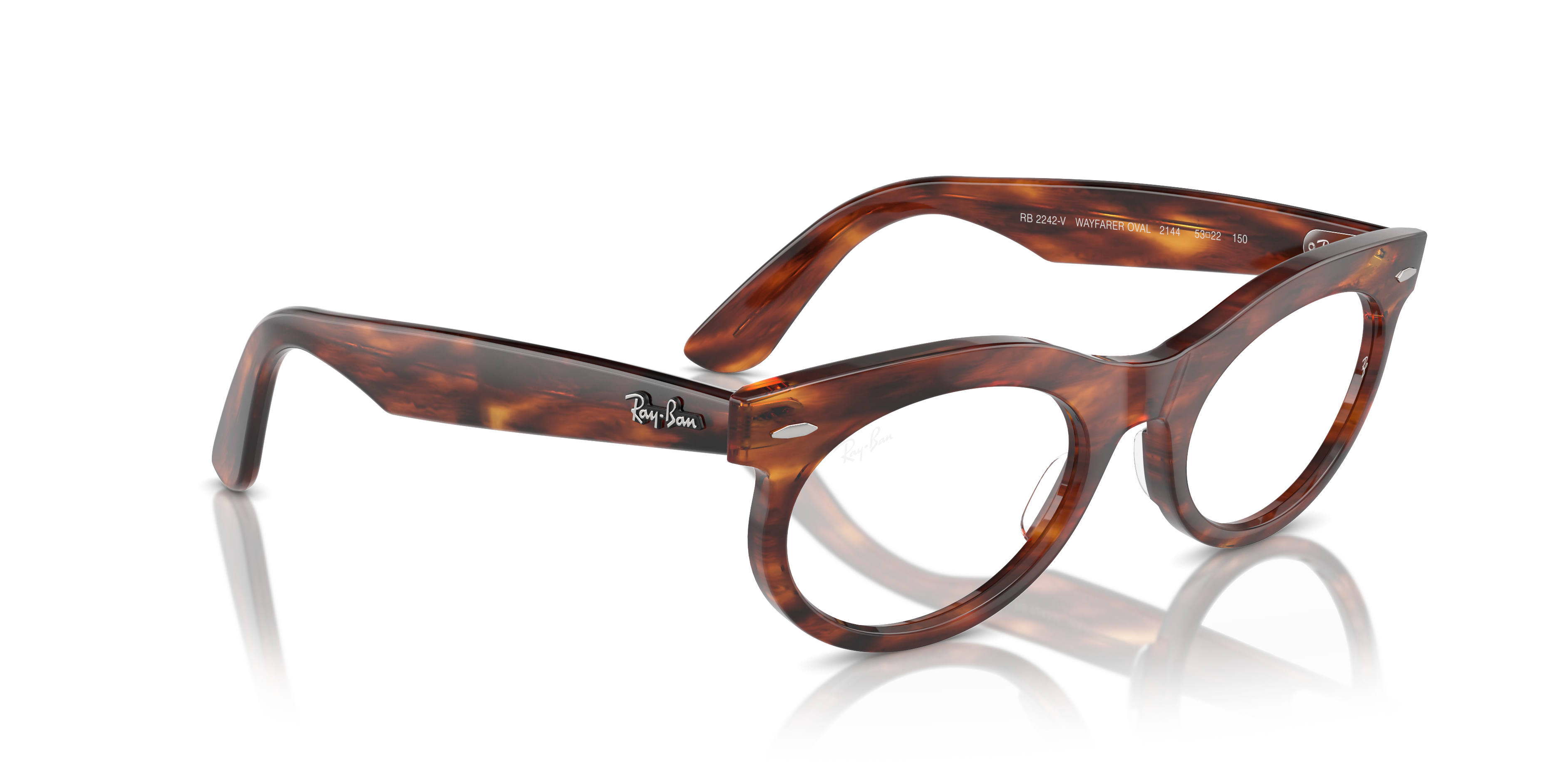 Ray-Ban Wayfarer Oval Eyeglasses RX2242V 2144