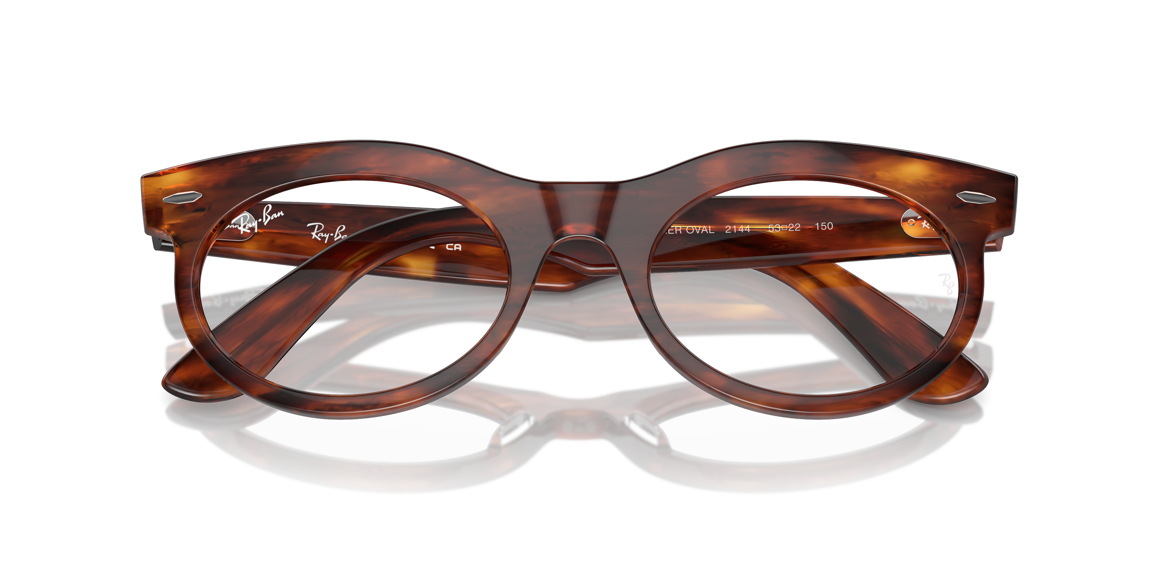 Ray-Ban Wayfarer Oval Eyeglasses RX2242V 2144