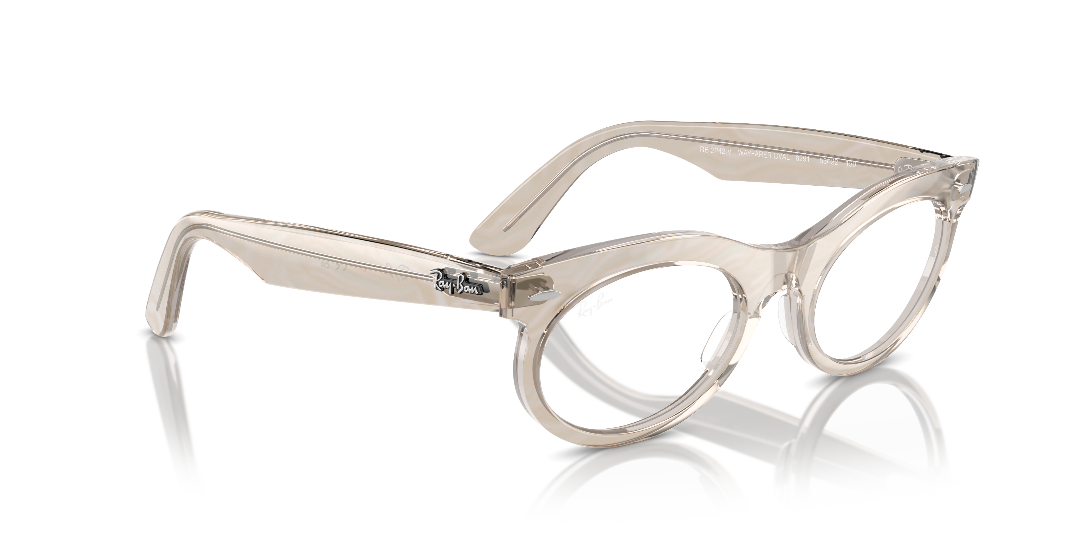 Ray-Ban Wayfarer Oval Eyeglasses RX2242V 8291