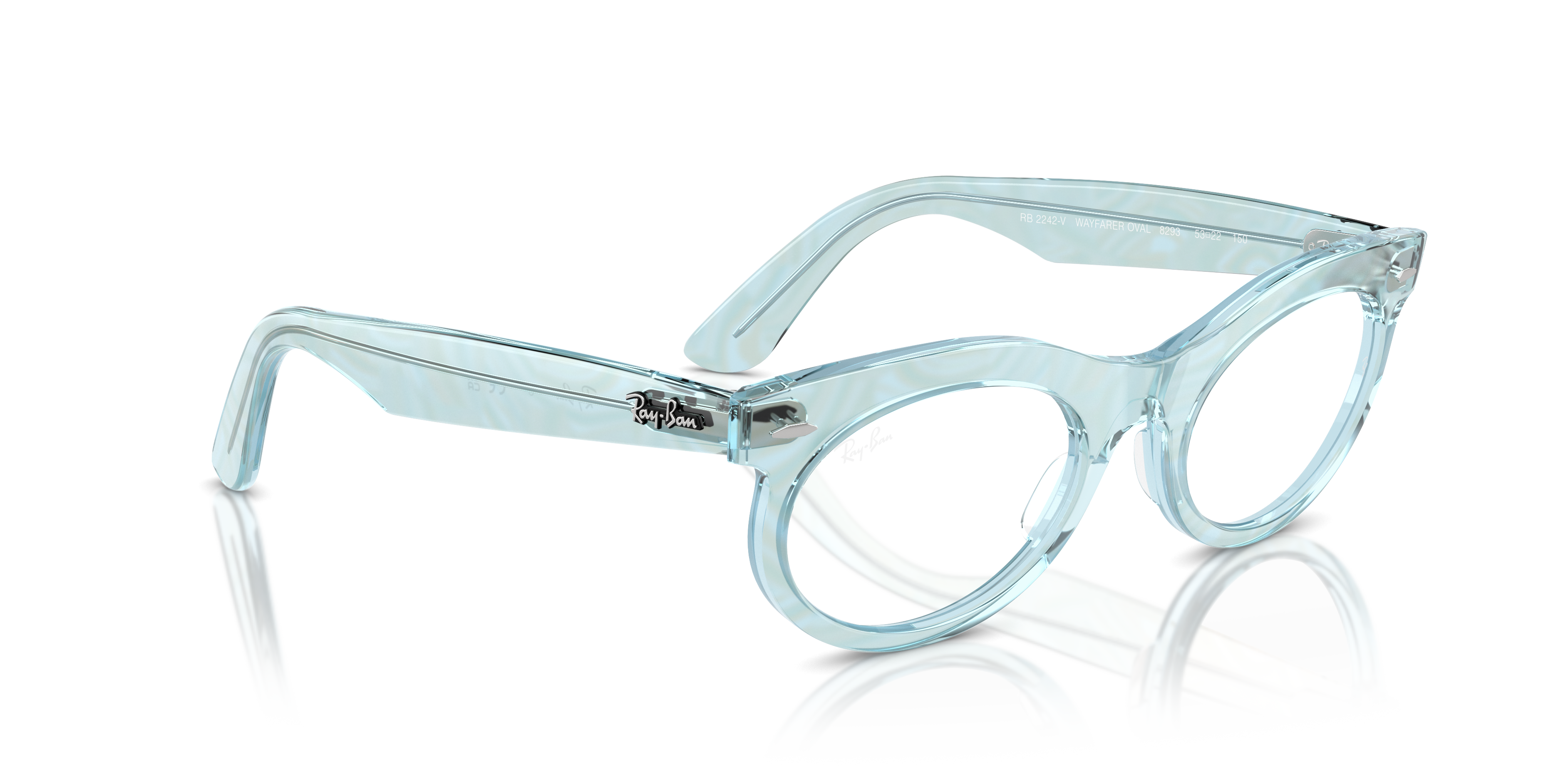 Ray-Ban Wayfarer Oval Eyeglasses RX2242V 8293