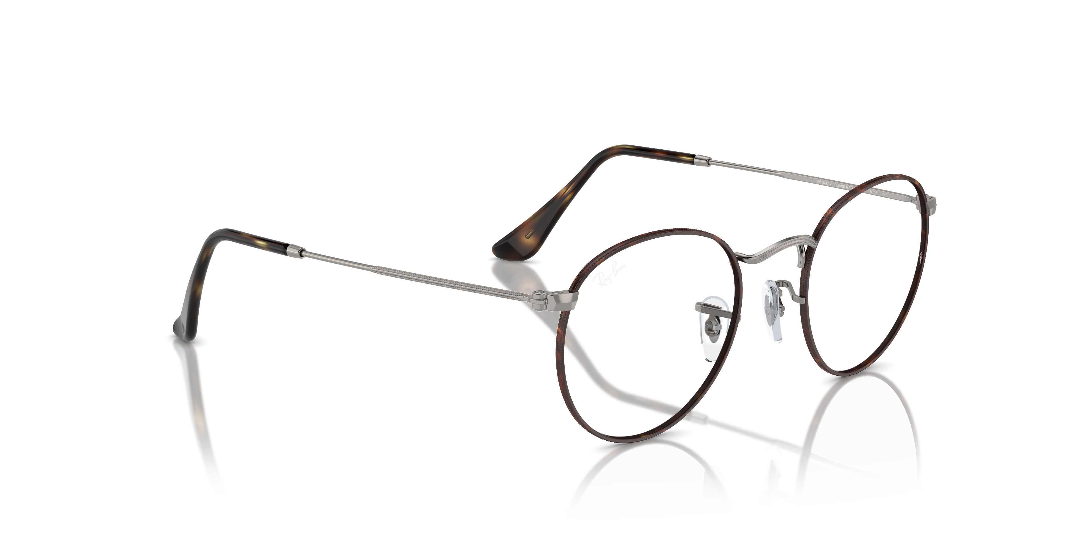 Ray-Ban Round Metal Eyeglasses RX3447V 3174