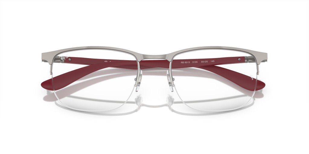 Ray-Ban RX6513 3135 Gunmetal Eyeglasses for Men and Women