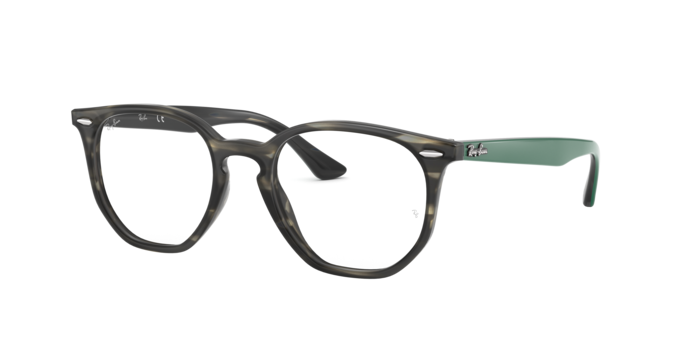 Ray-Ban Hexagonal Eyeglasses RX7151 5800