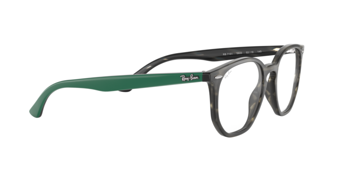 Ray-Ban Hexagonal Eyeglasses RX7151 5800