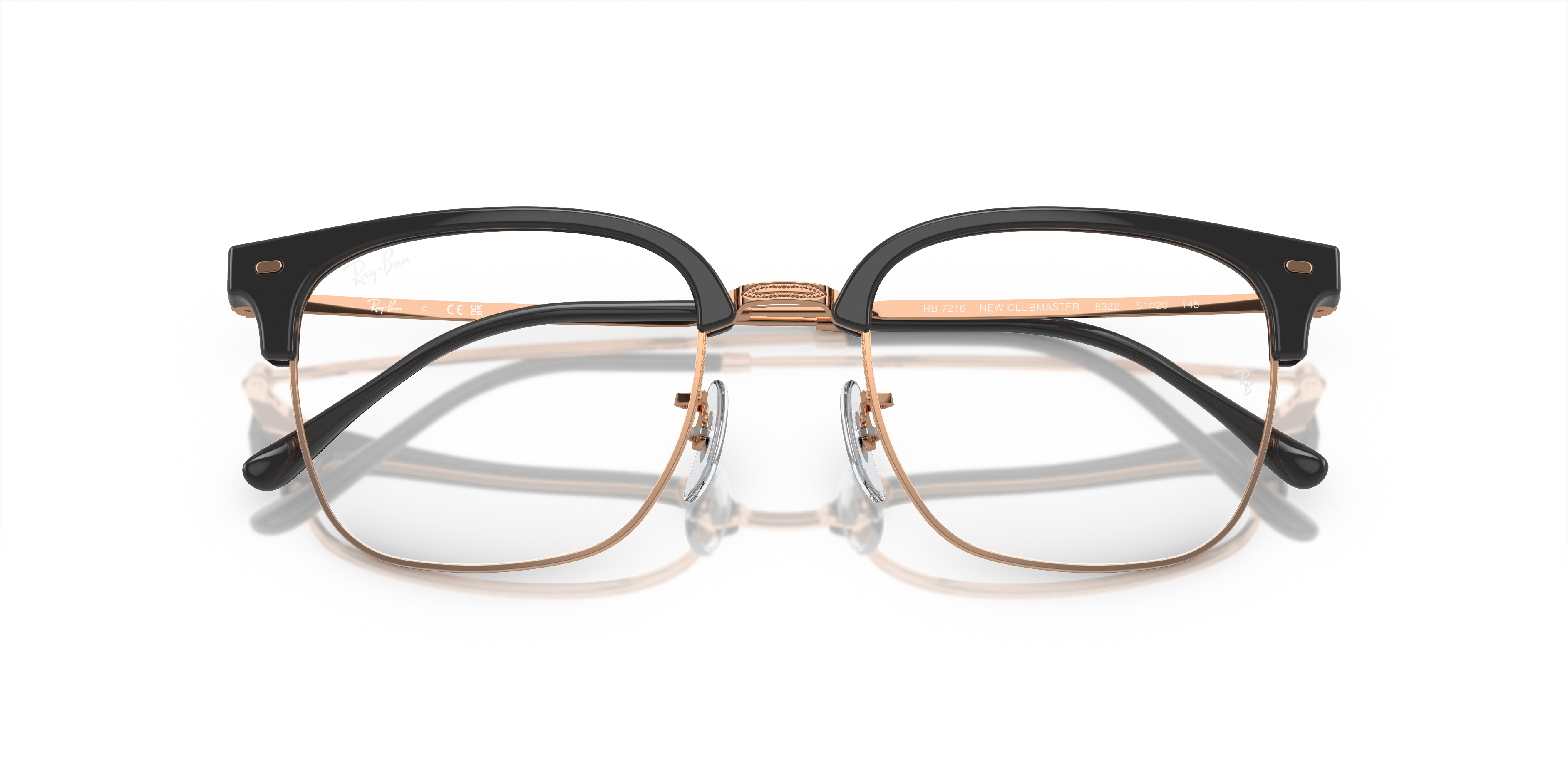 Ray-Ban New Clubmaster Eyeglasses RX7216 8322