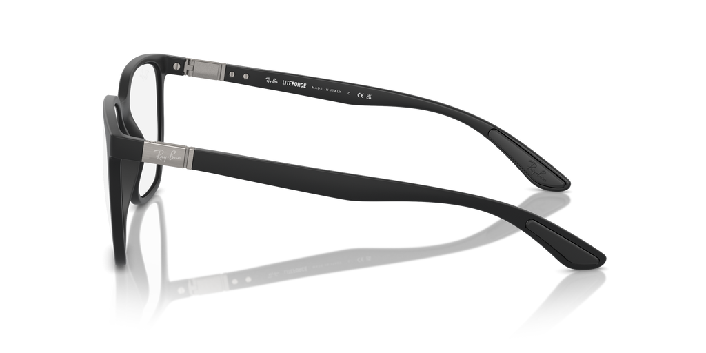 Ray-Ban RX7235 5204 Sand Black Eyeglasses for Men and Women