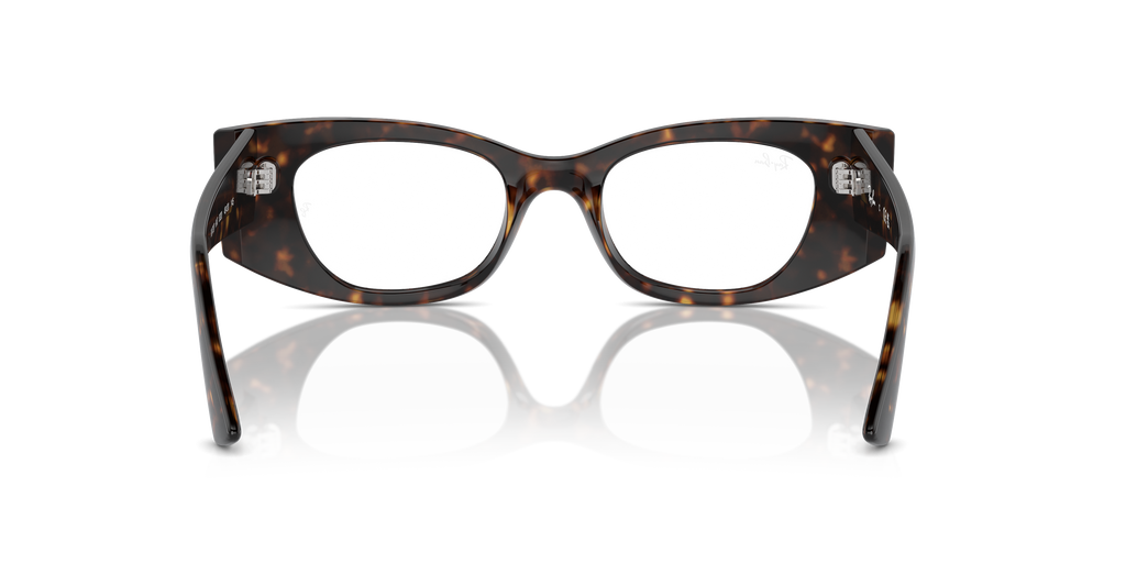 Ray-Ban Kat RX7327 8320 Havana Eyeglasses for Men and Women