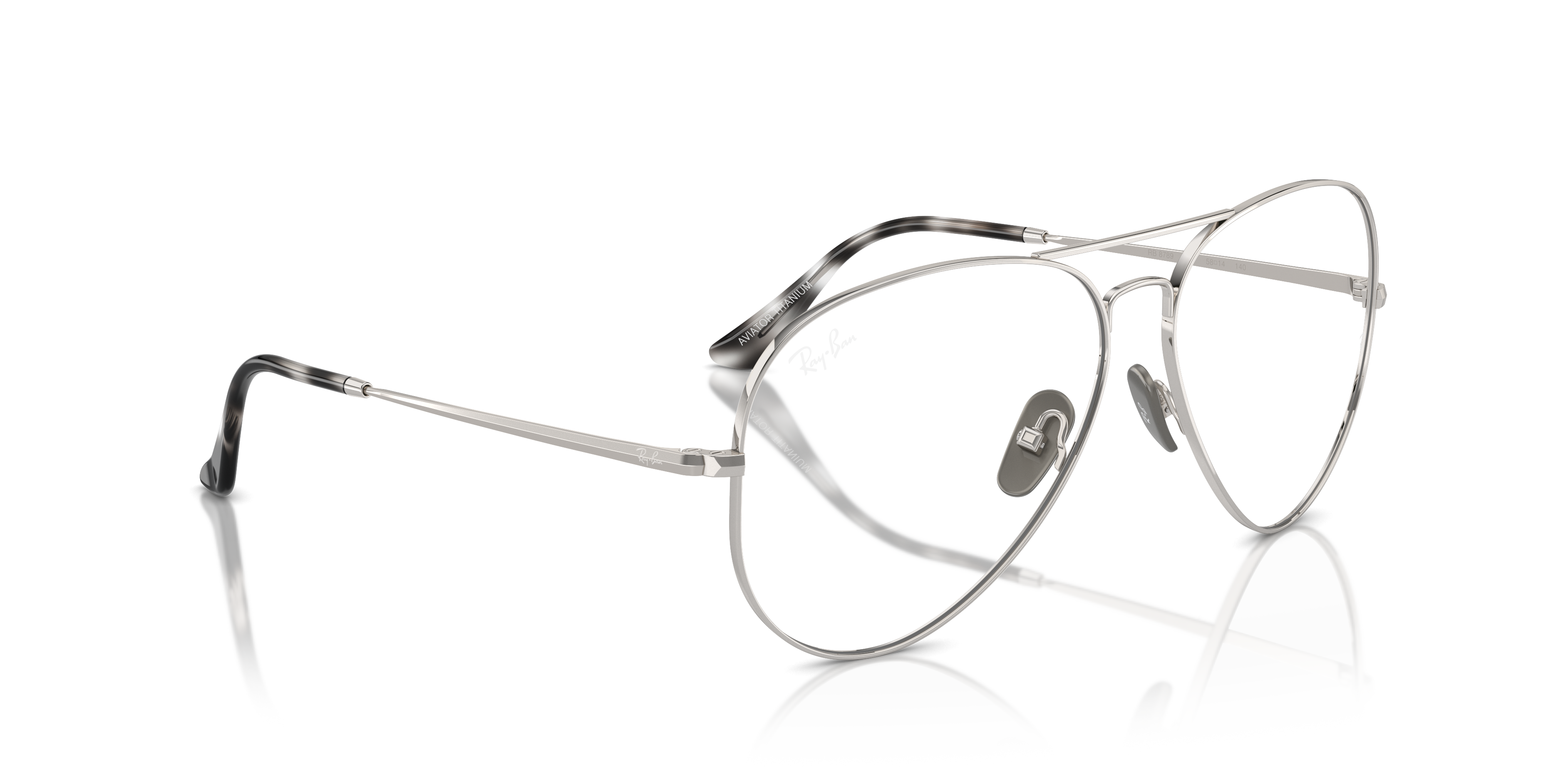 Ray-Ban Aviator Titanium Eyeglasses RX8789 1002