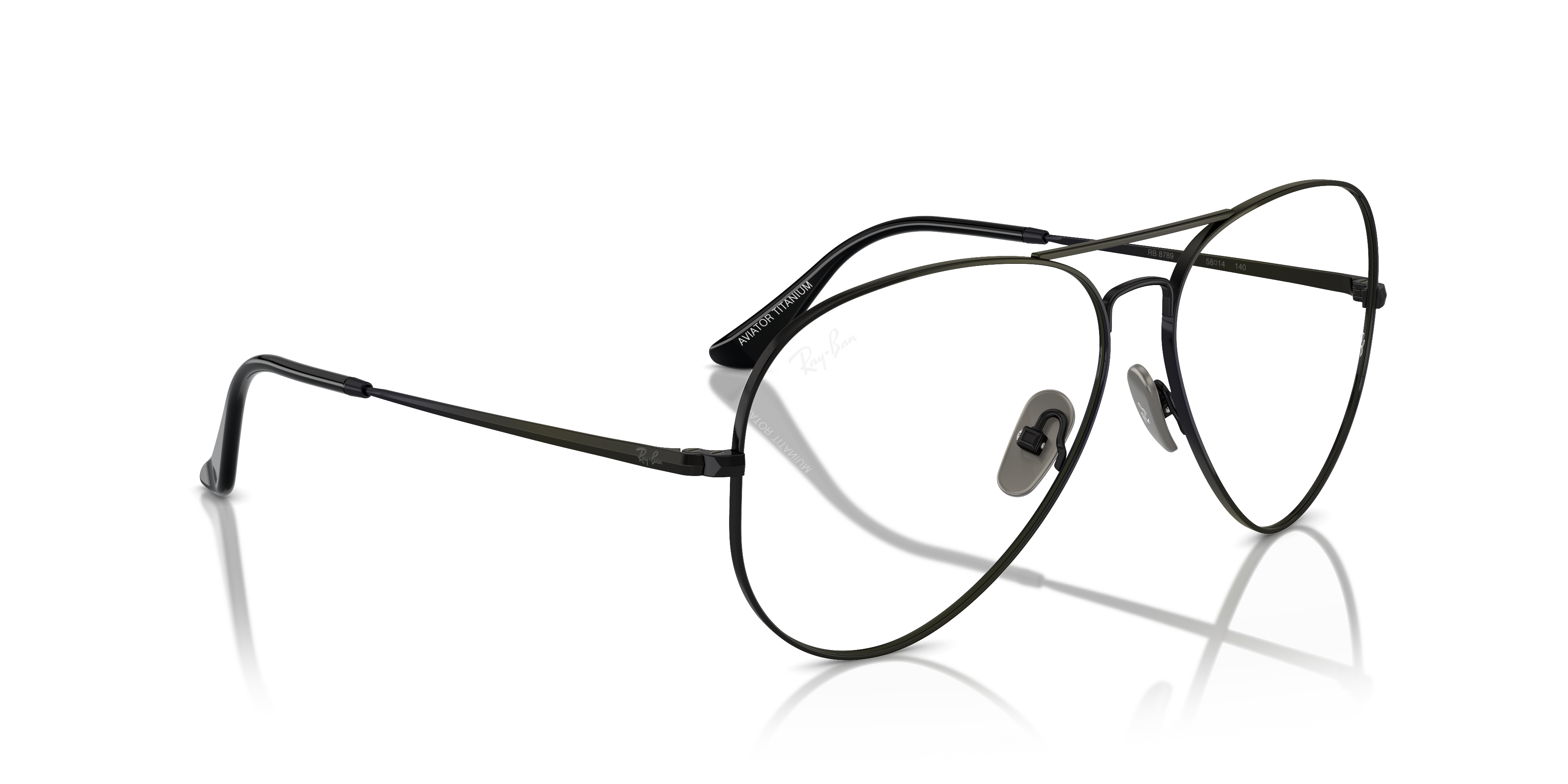 Ray-Ban Aviator Titanium Eyeglasses RX8789 1244