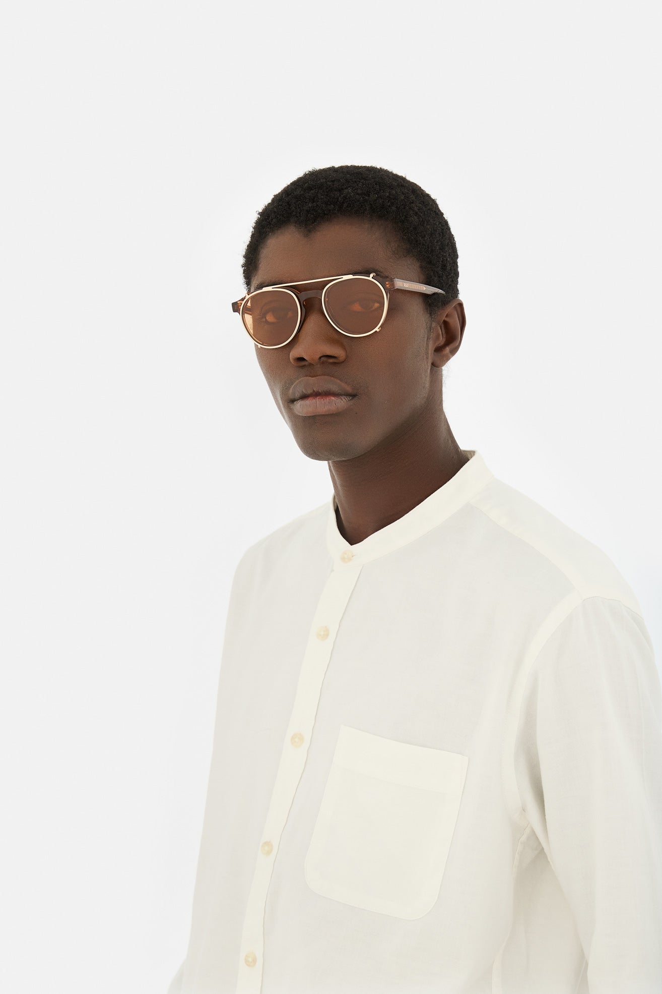 RetroSuperFuture Clip-on The Warhol Gold Refined EXT