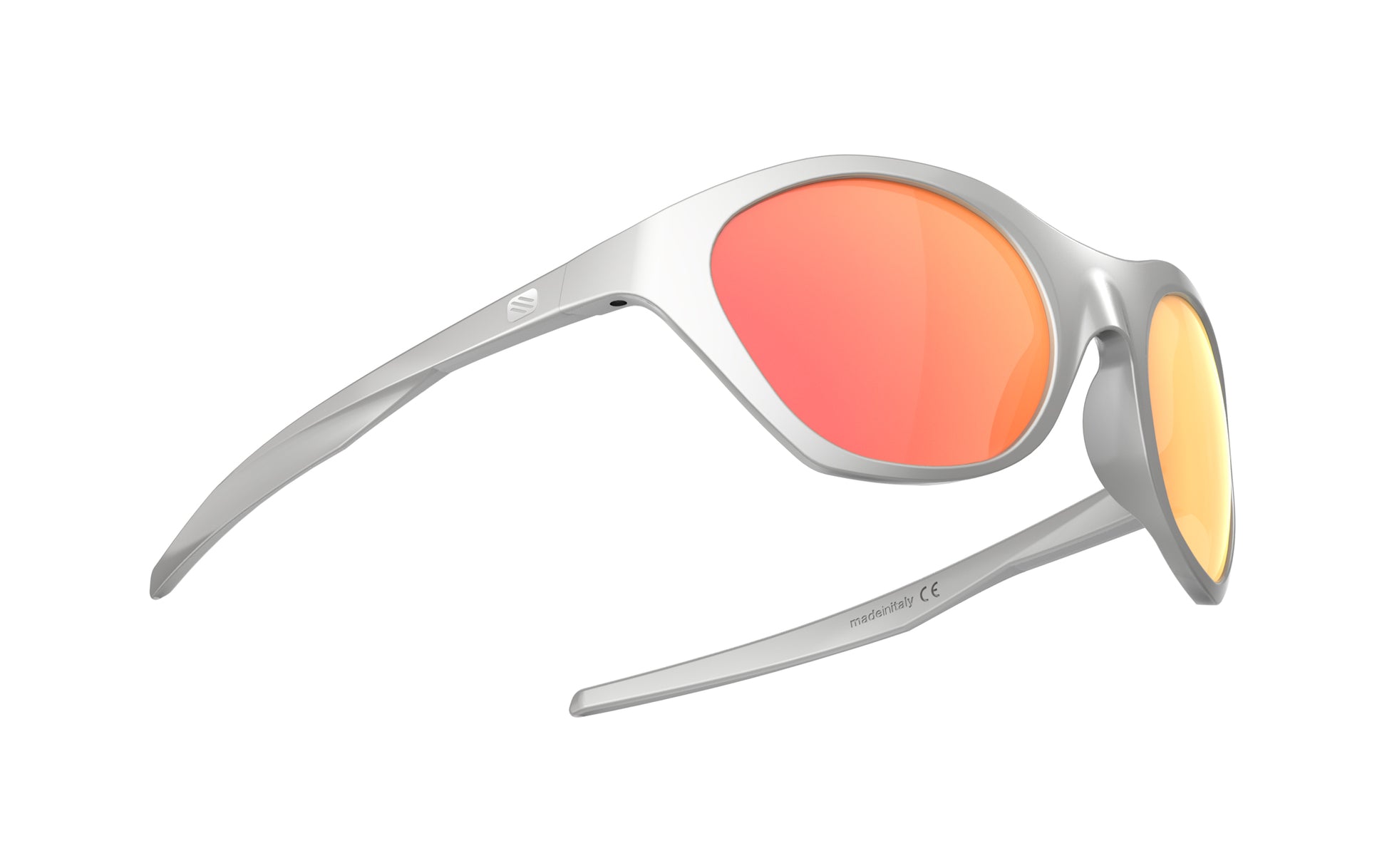 Rudy Project Based SQ094011-0000 SILVER MATTE - Multilaser Orange
