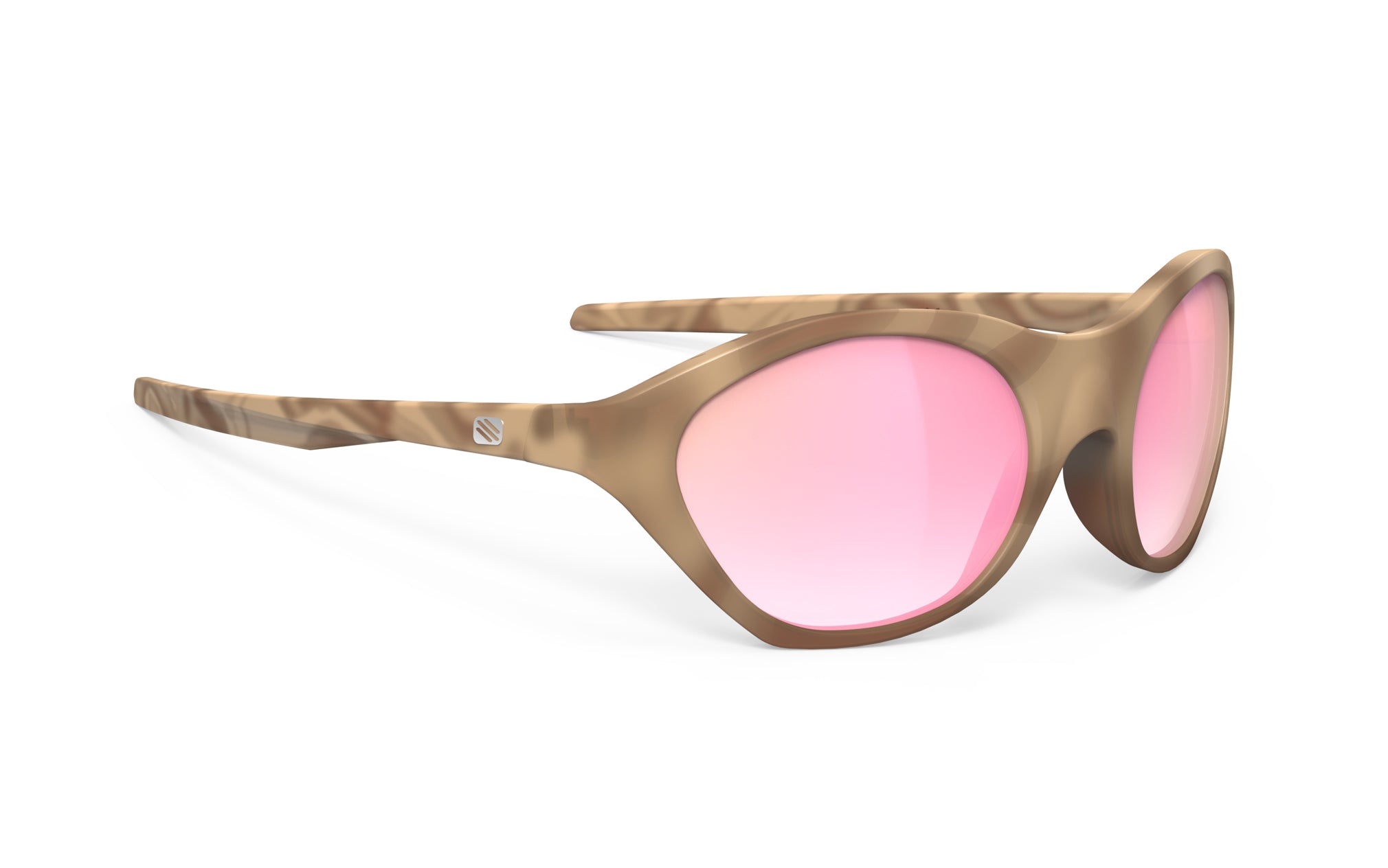 Rudy Project Based SQ094704-0000 NEBULA BROWN MATTE - Pink Laser Deg.