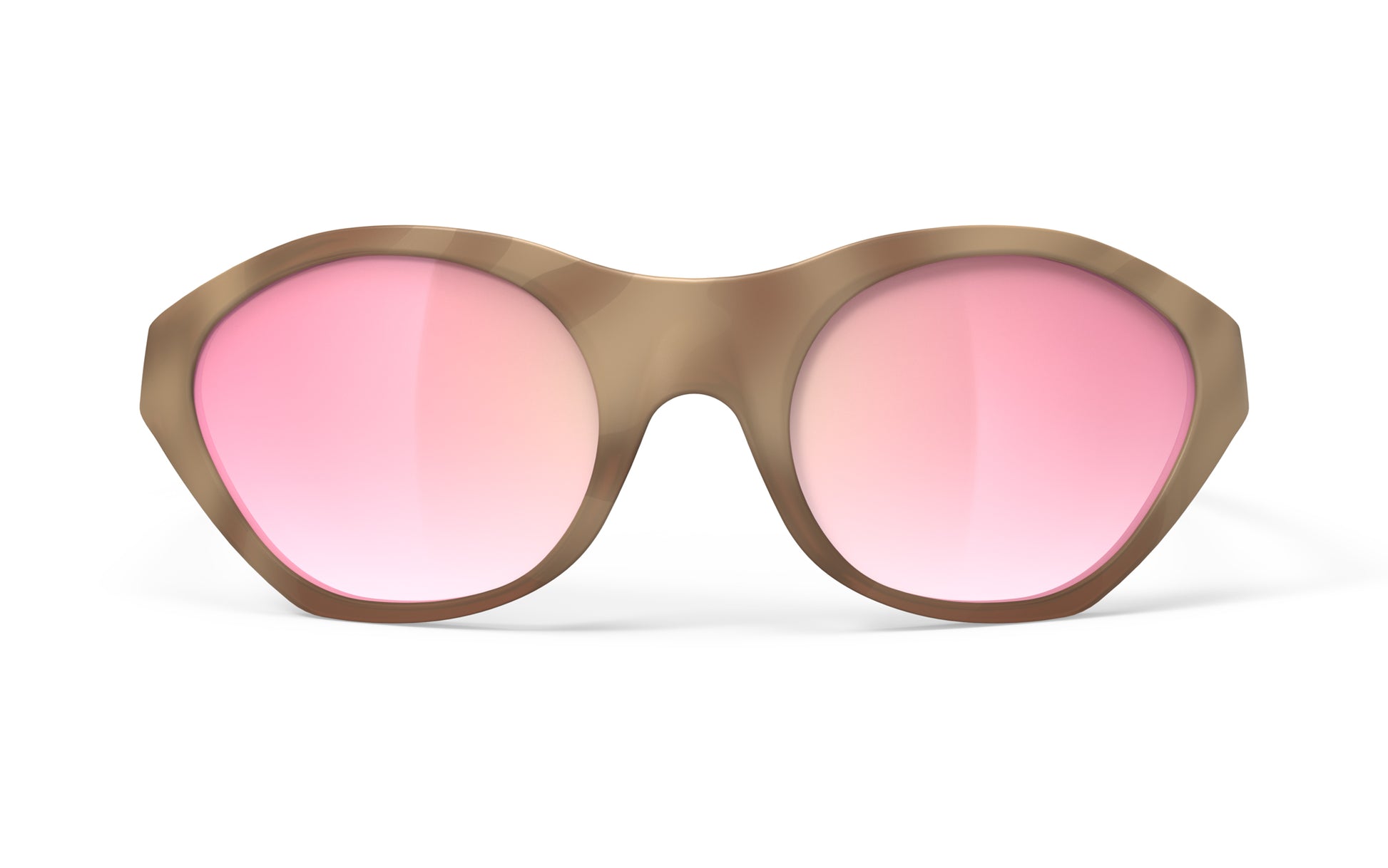Rudy Project Based SQ094704-0000 NEBULA BROWN MATTE - Pink Laser Deg.