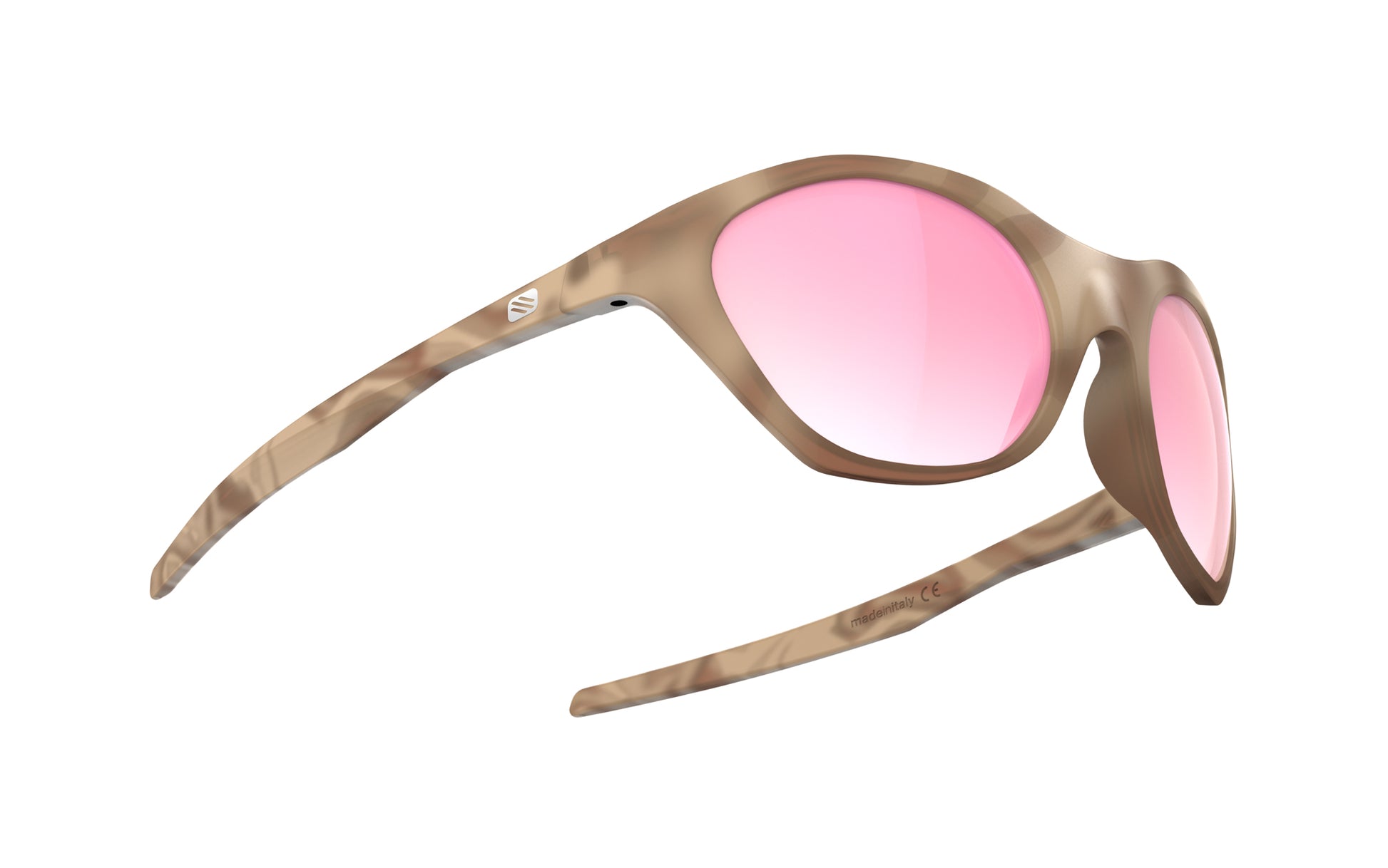 Rudy Project Based SQ094704-0000 NEBULA BROWN MATTE - Pink Laser Deg.
