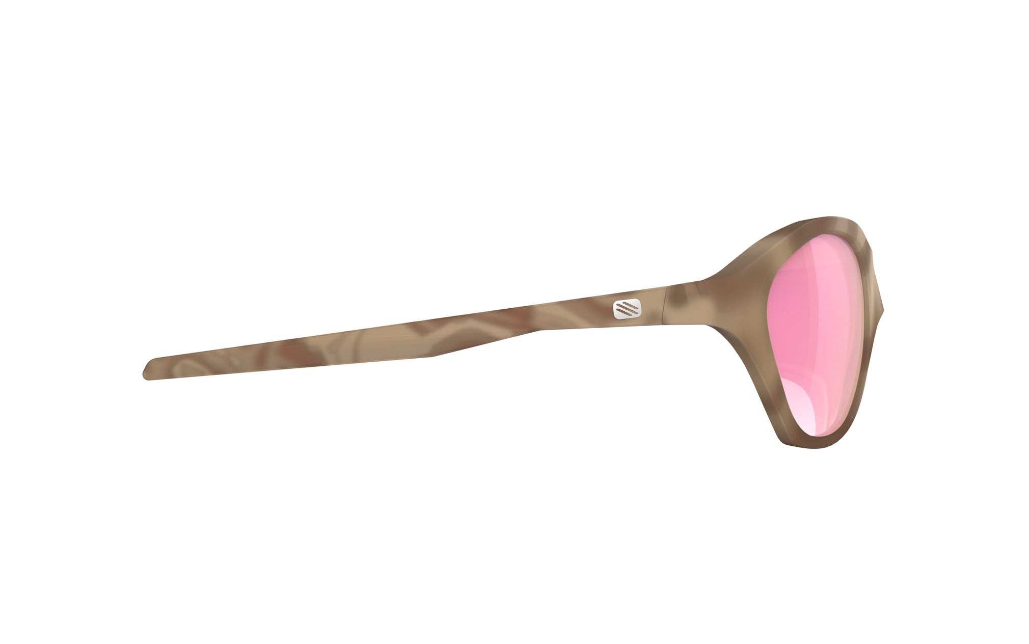 Rudy Project Based SQ094704-0000 NEBULA BROWN MATTE - Pink Laser Deg.