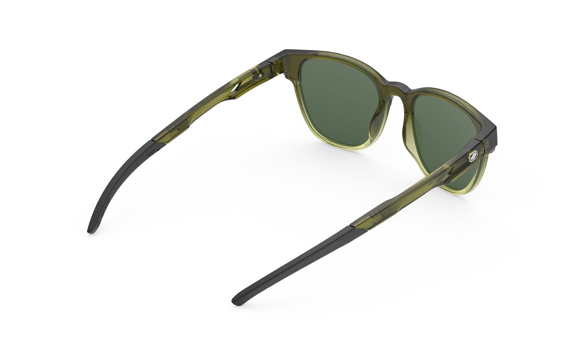 Rudy Project Iridis 65 SP650184-0000 CRYSTAL OLIVE FADE APPLE G. - Green