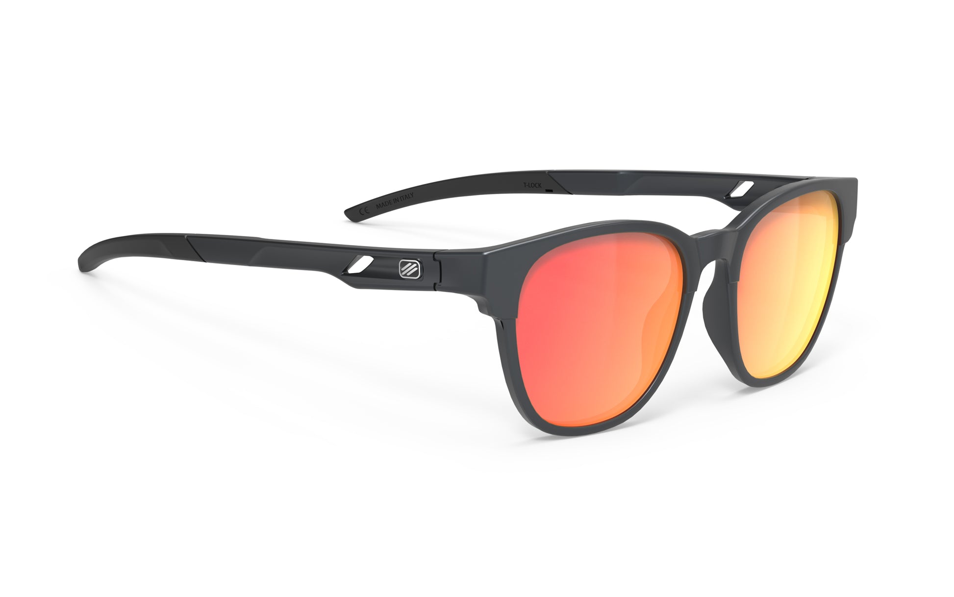Rudy Project Iridis 65 SP654092-0000 METAL TITANIUM MATTE - Multilaser Orange