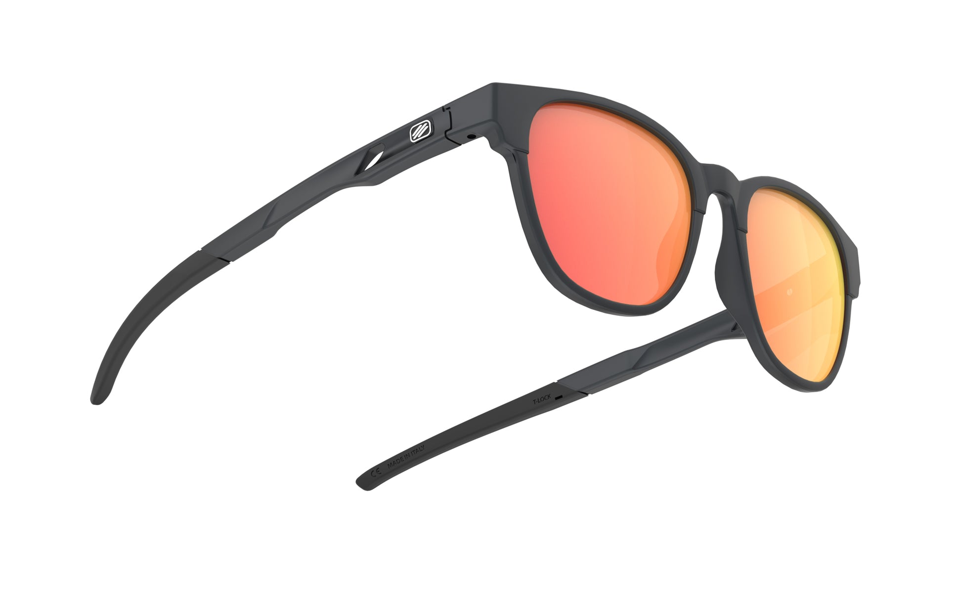 Rudy Project Iridis 65 SP654092-0000 METAL TITANIUM MATTE - Multilaser Orange