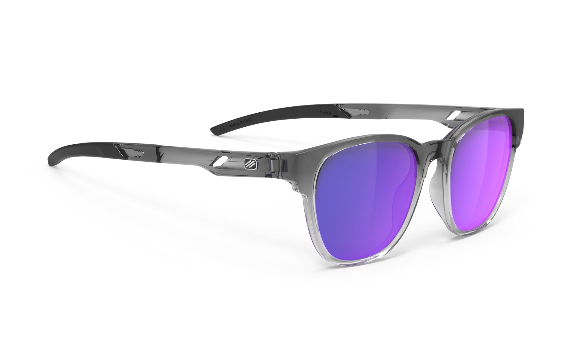 Rudy Project Iridis 65 SP654238-0000 CRYSTAL ASH DEG - Multilaser Violet