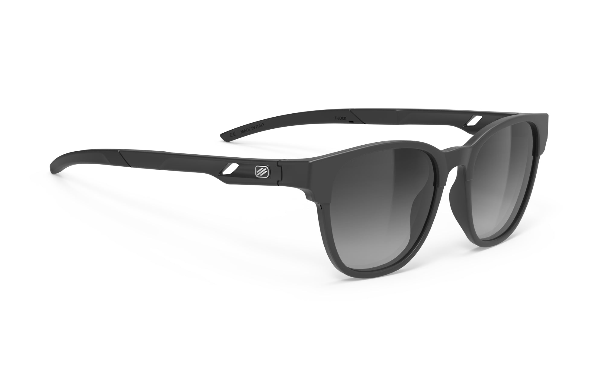 Rudy Project Iridis 65 SP655106-0000 BLACK MATTE - Smoke Black Deg.