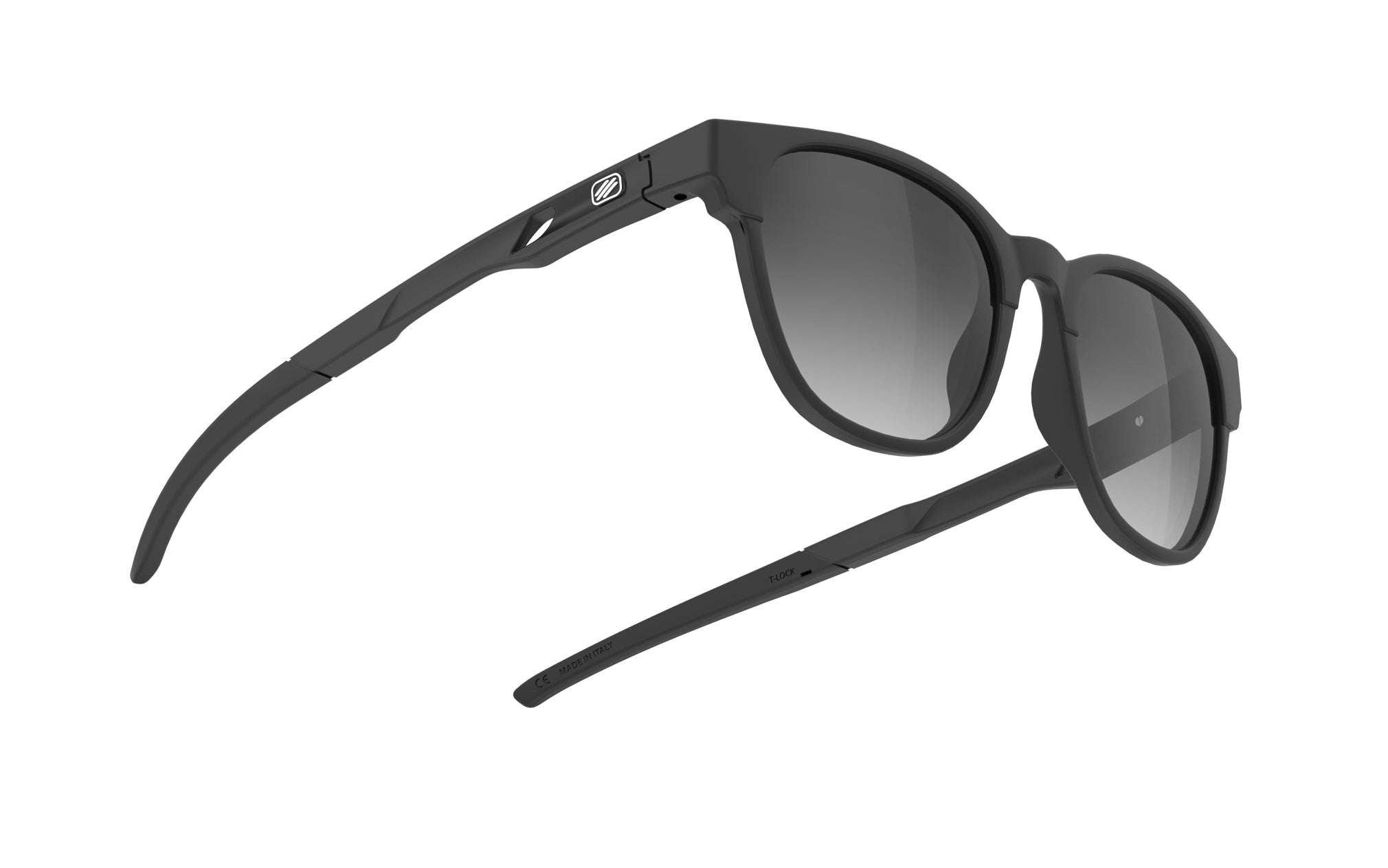Rudy Project Iridis 65 SP655106-0000 BLACK MATTE - Smoke Black Deg.