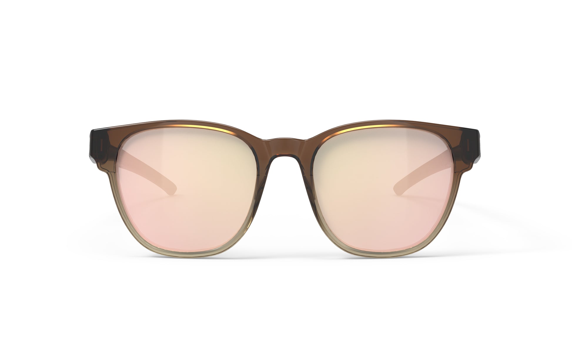 Rudy Project Iridis 65 SP655471-0000 CRYSTAL ESPRESSO FADE GLOSS - Multilaser Rose Gold