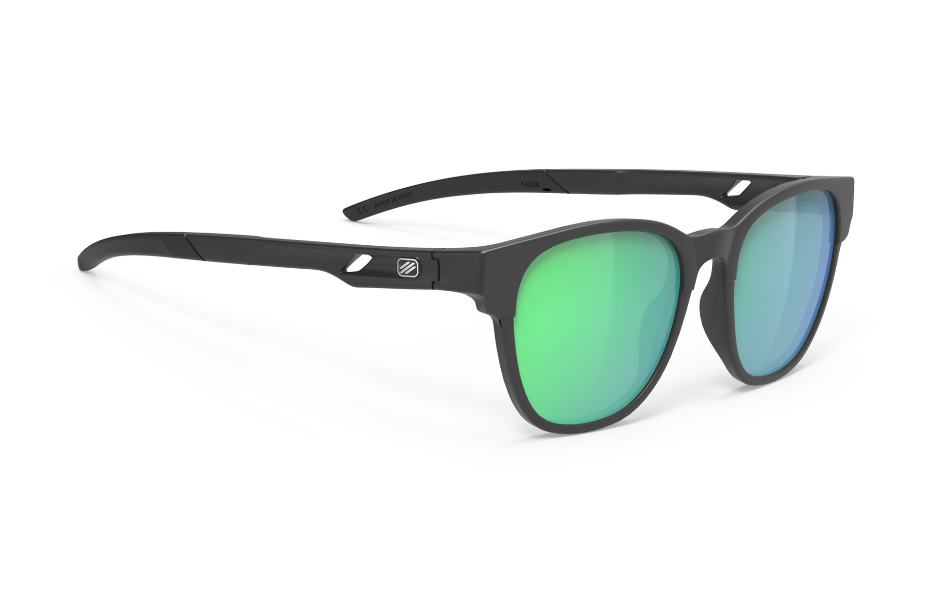 Rudy Project Iridis 65 SP656106-0000 BLACK MATTE - Polar 3Fx Hdr Multilaser Green