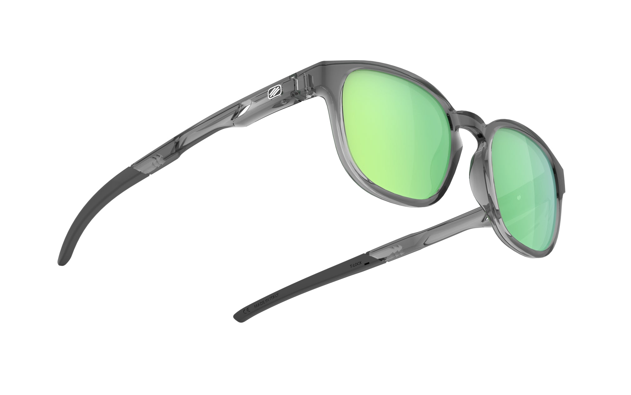 Rudy Project Iridis 66 SP666133-0000 CRYSTAL ASH - Polar 3Fx Hdr Multilaser Green